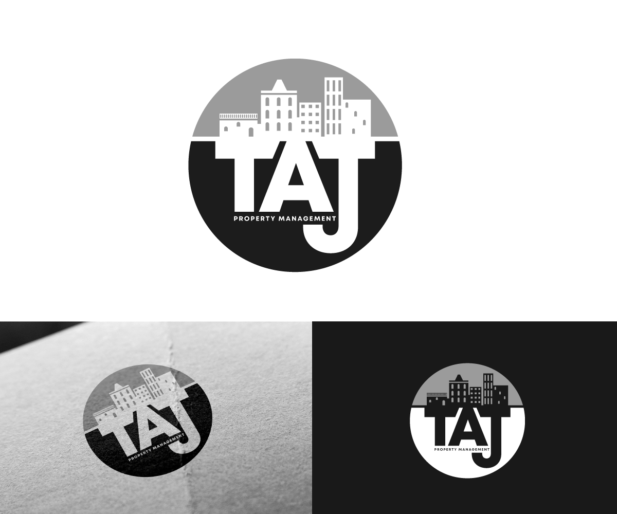 Logo Design by Ansh Design for TAJ Property Management | Design #35001568