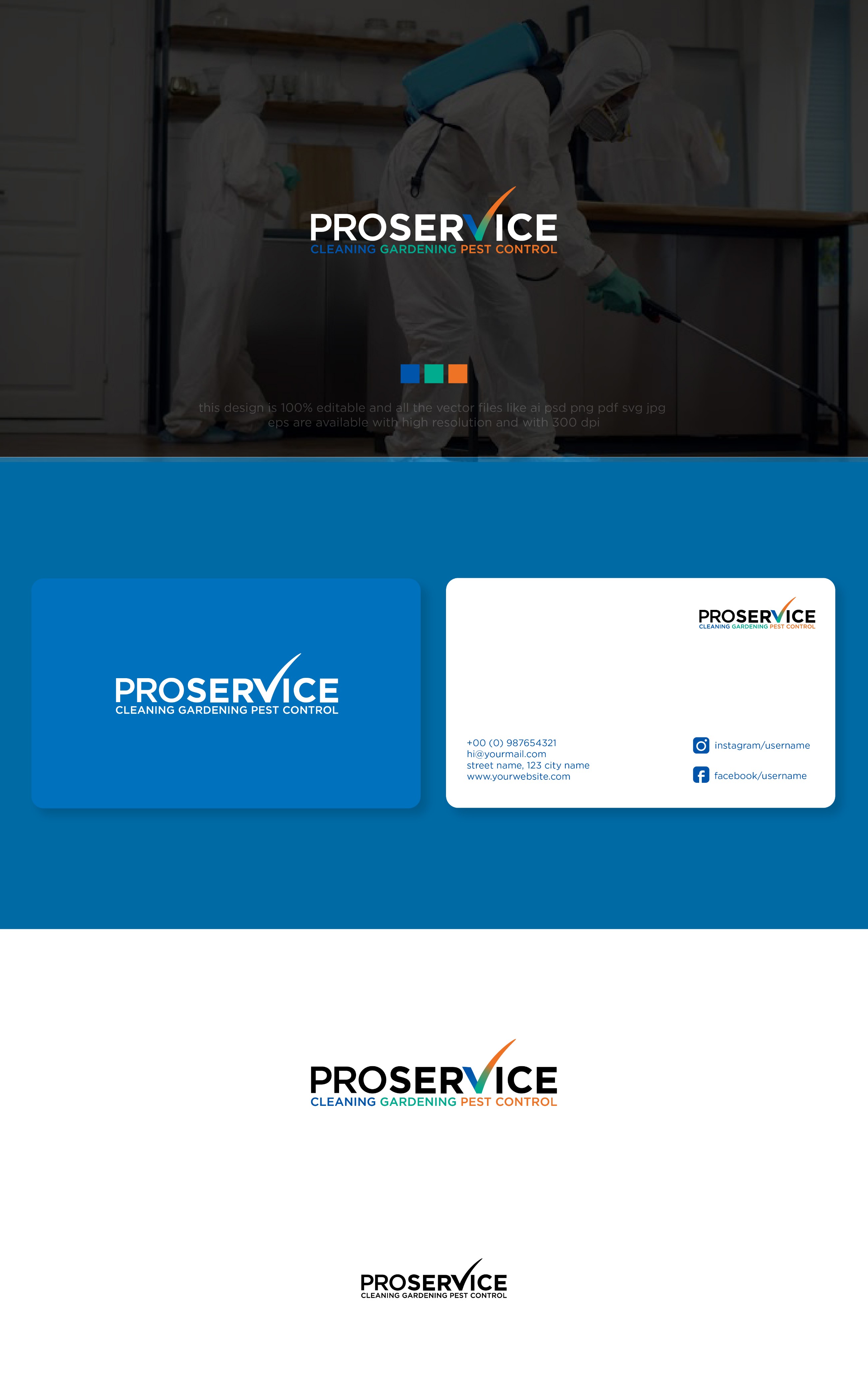 Logo Design by chilliebird studio for ProService | Design #35157908