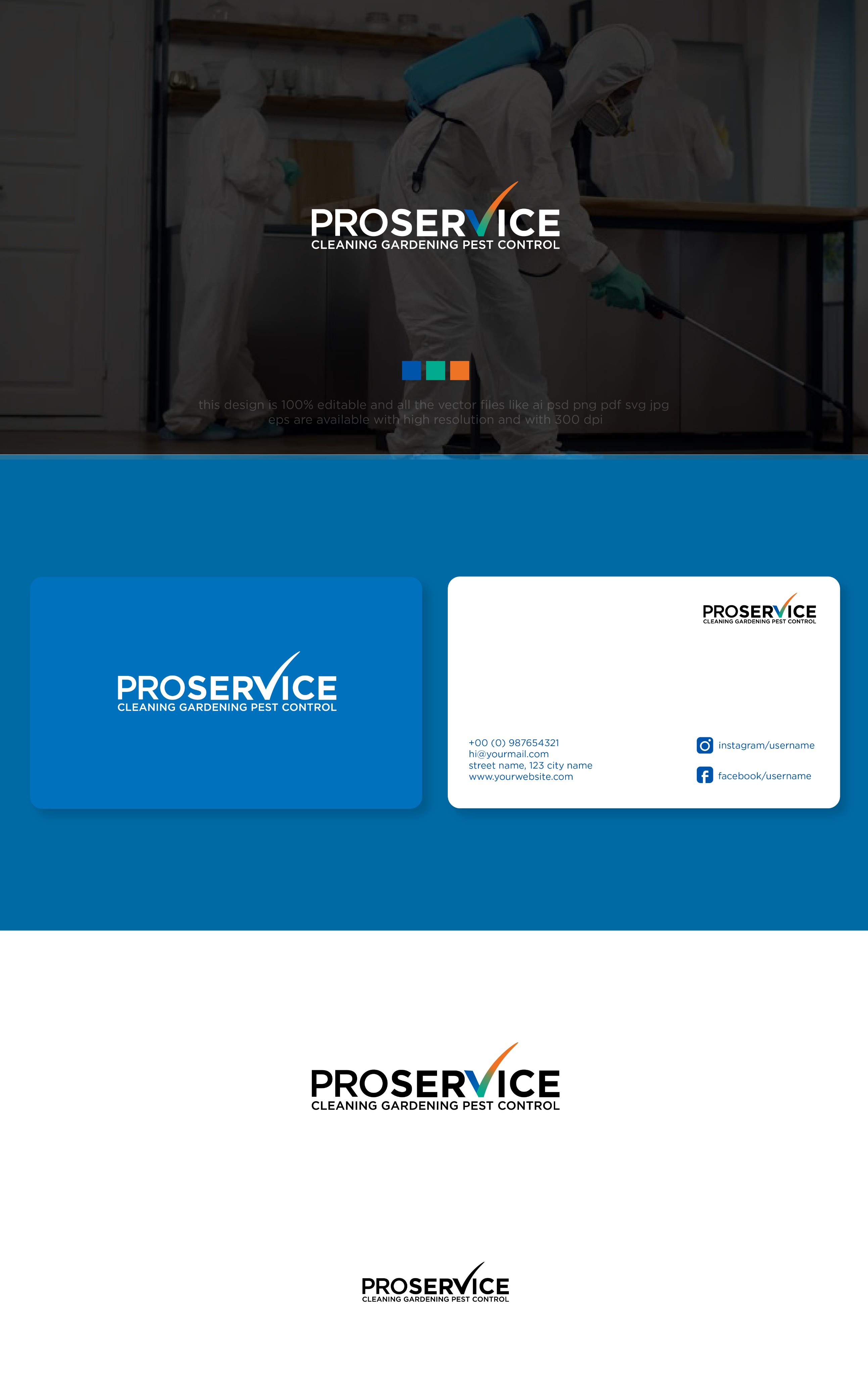 Logo Design by chilliebird studio for ProService | Design #35157917