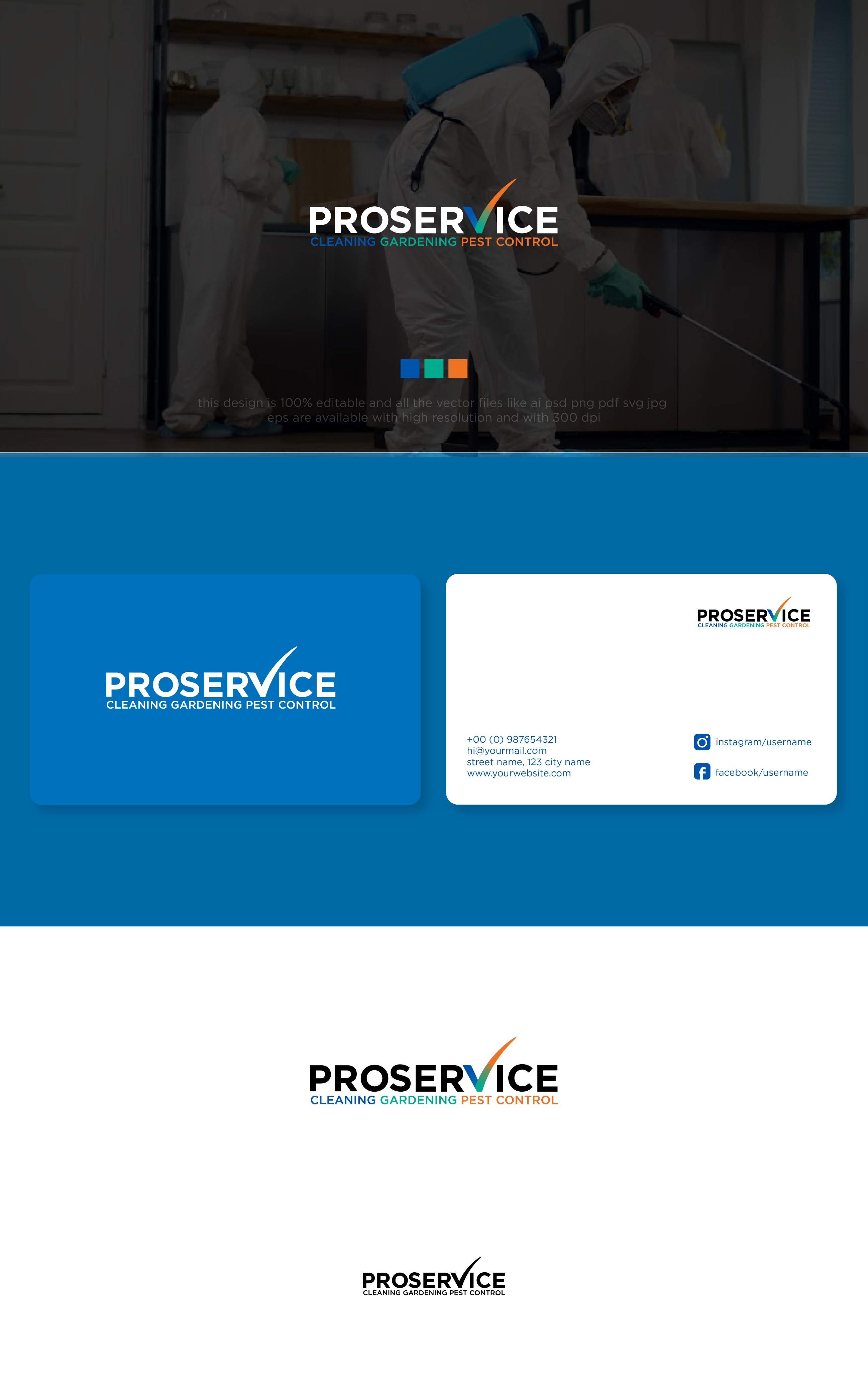 Logo Design by chilliebird studio for ProService | Design #35157918