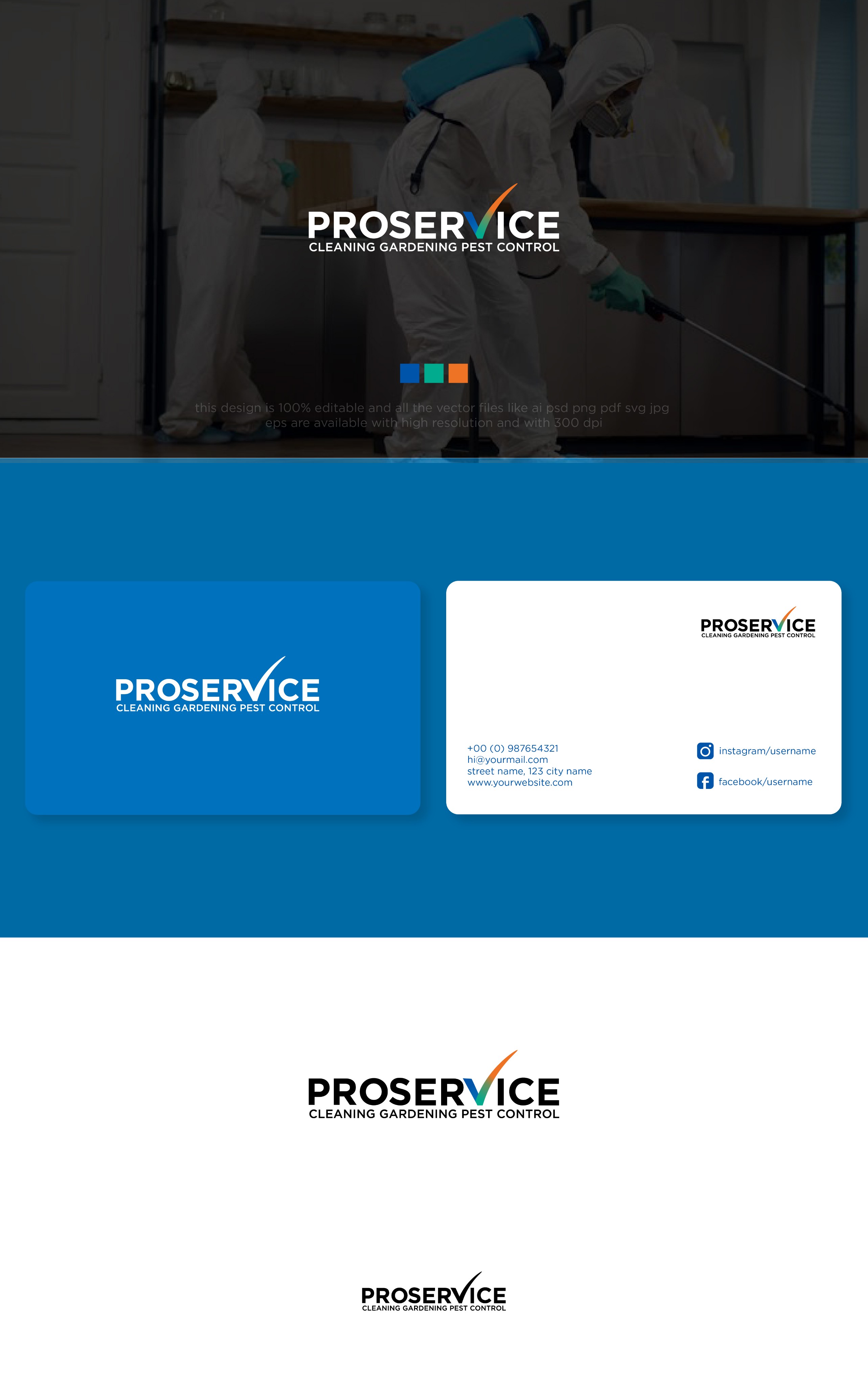 Logo Design by chilliebird studio for ProService | Design #35158093