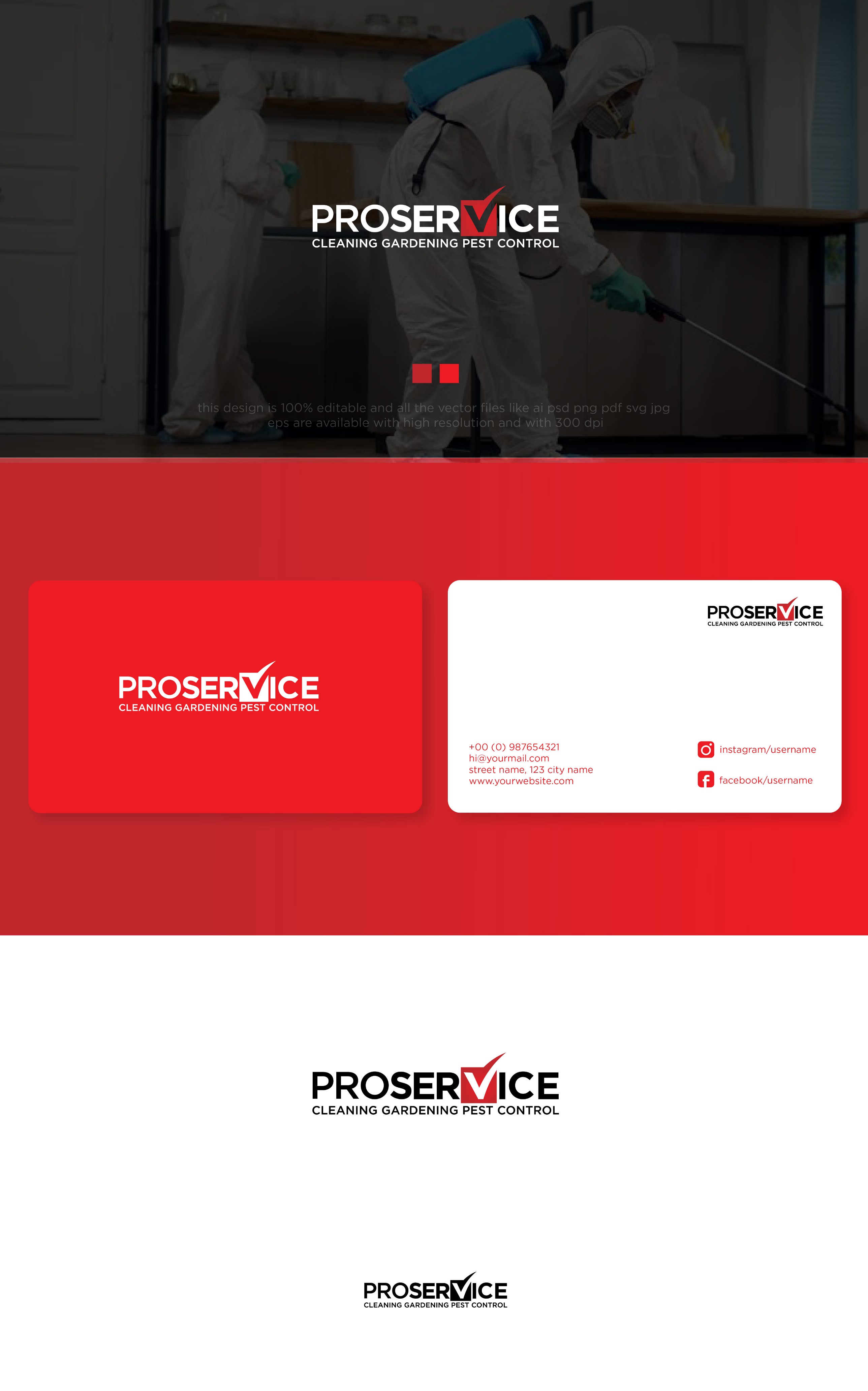Logo Design by chilliebird studio for ProService | Design #35158550