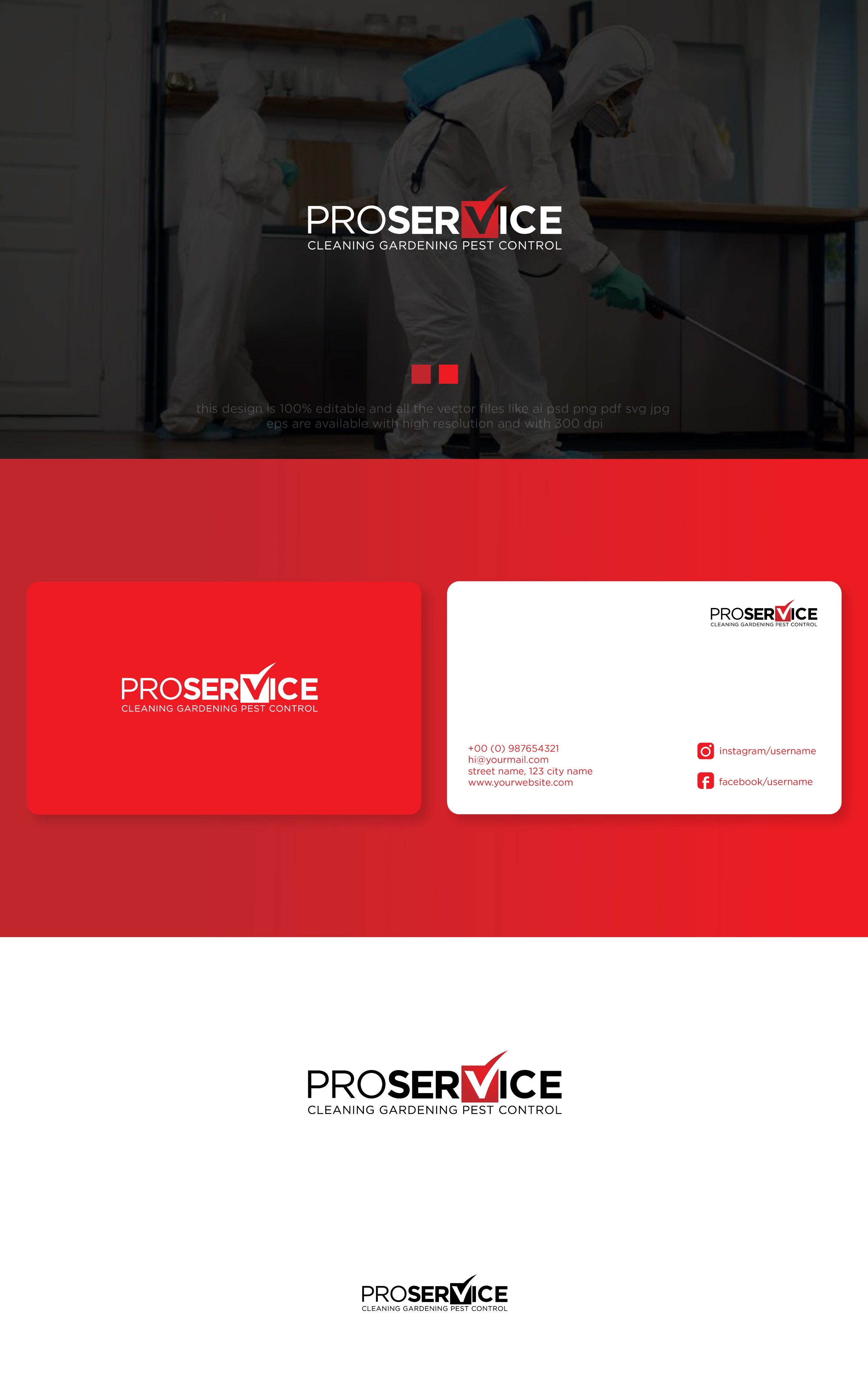 Logo Design by chilliebird studio for ProService | Design #35159015
