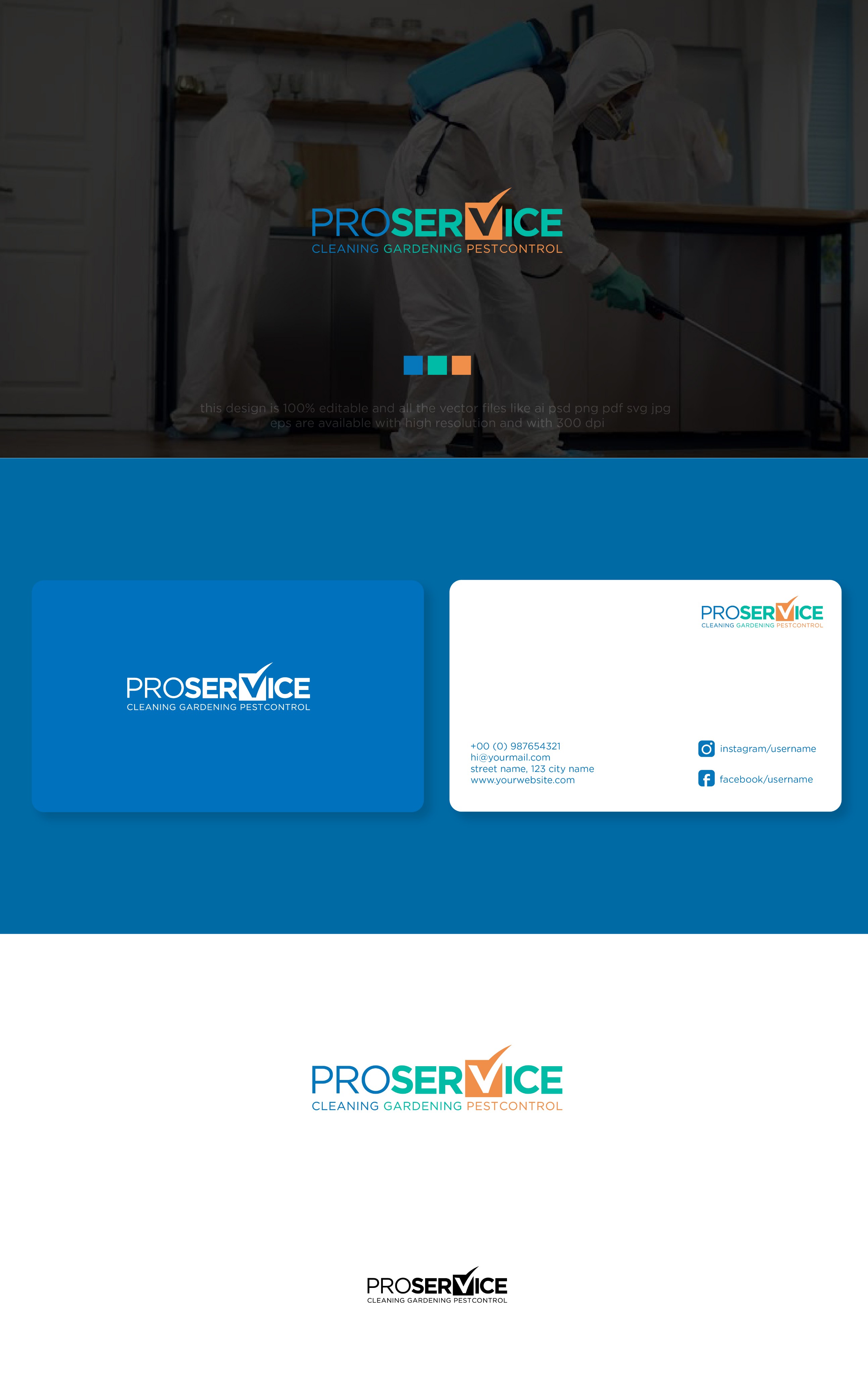 Logo Design by chilliebird studio for ProService | Design #35169836