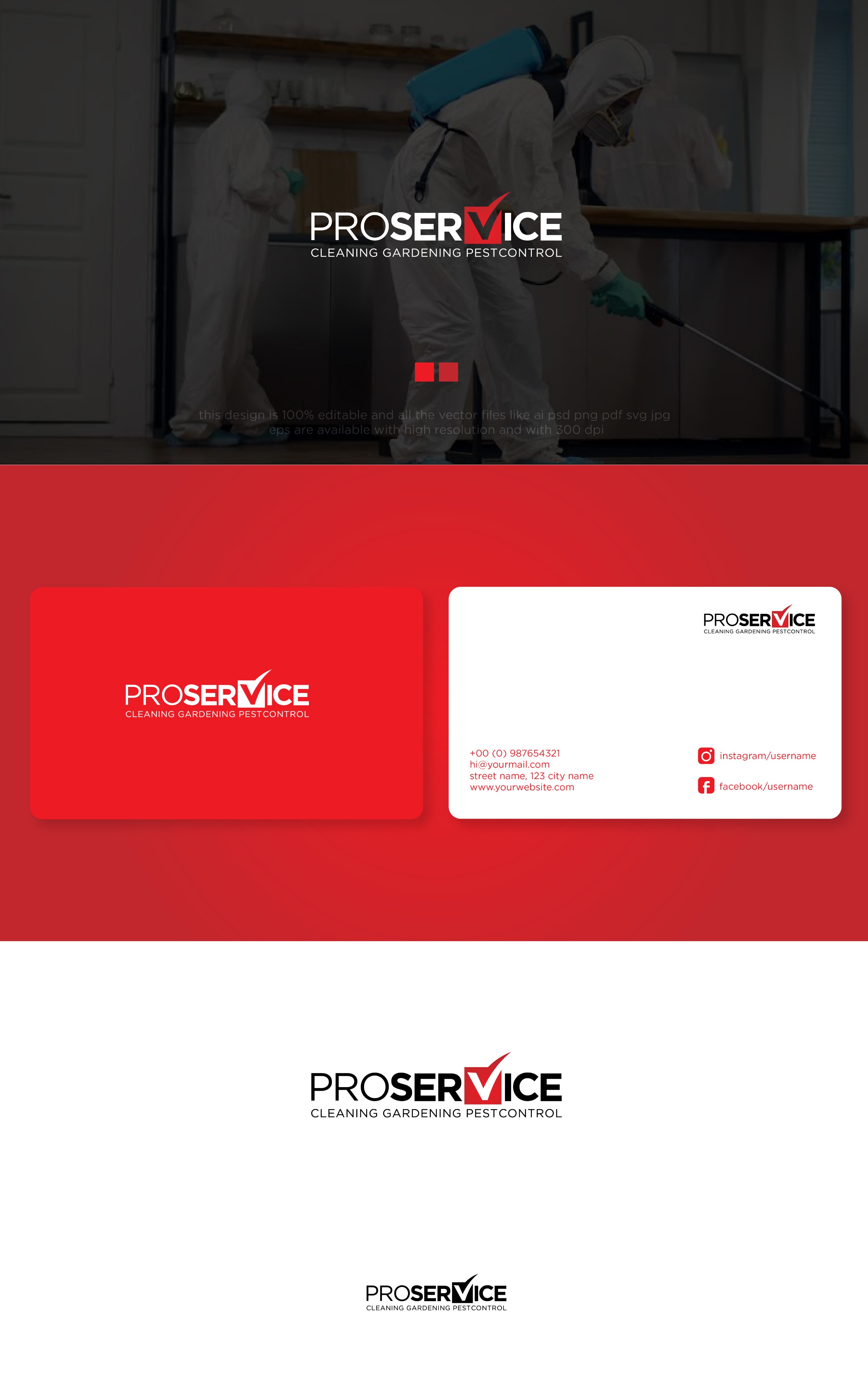 Logo Design by chilliebird studio for ProService | Design #35169838
