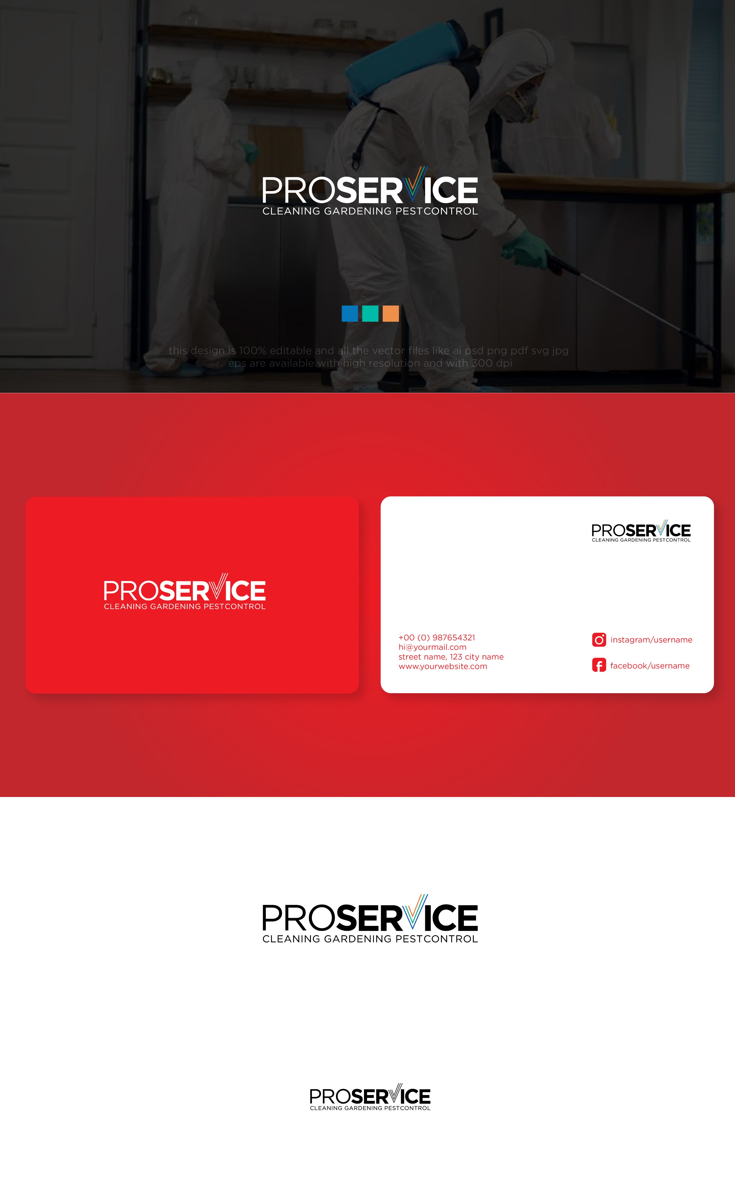 Logo Design by chilliebird studio for ProService | Design #35169859