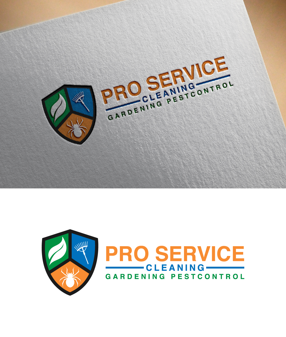 Logo Design by Ahnaf Labib for ProService | Design #35004366