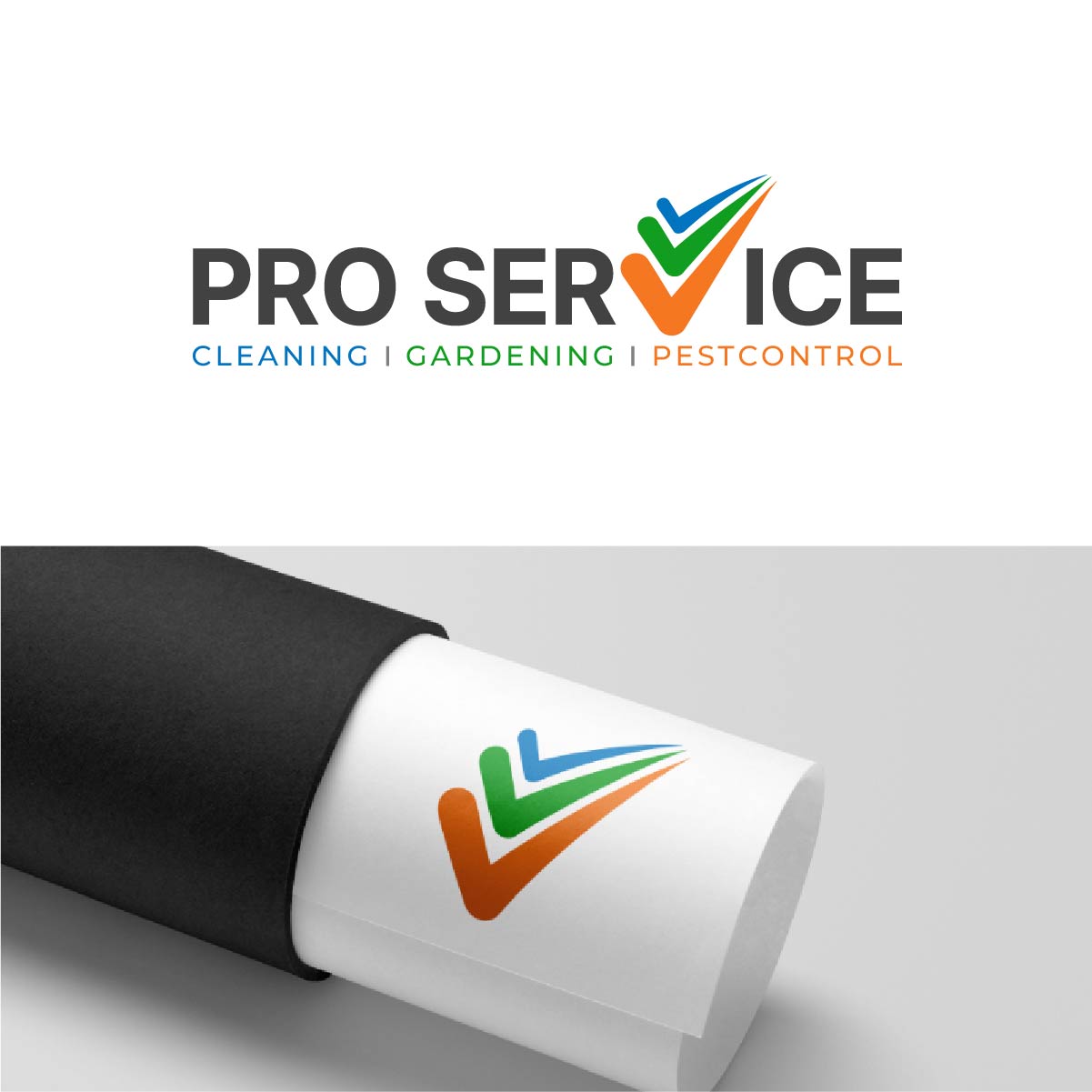 Diseño de Logo por fly  design para ProService | Diseño #35013791