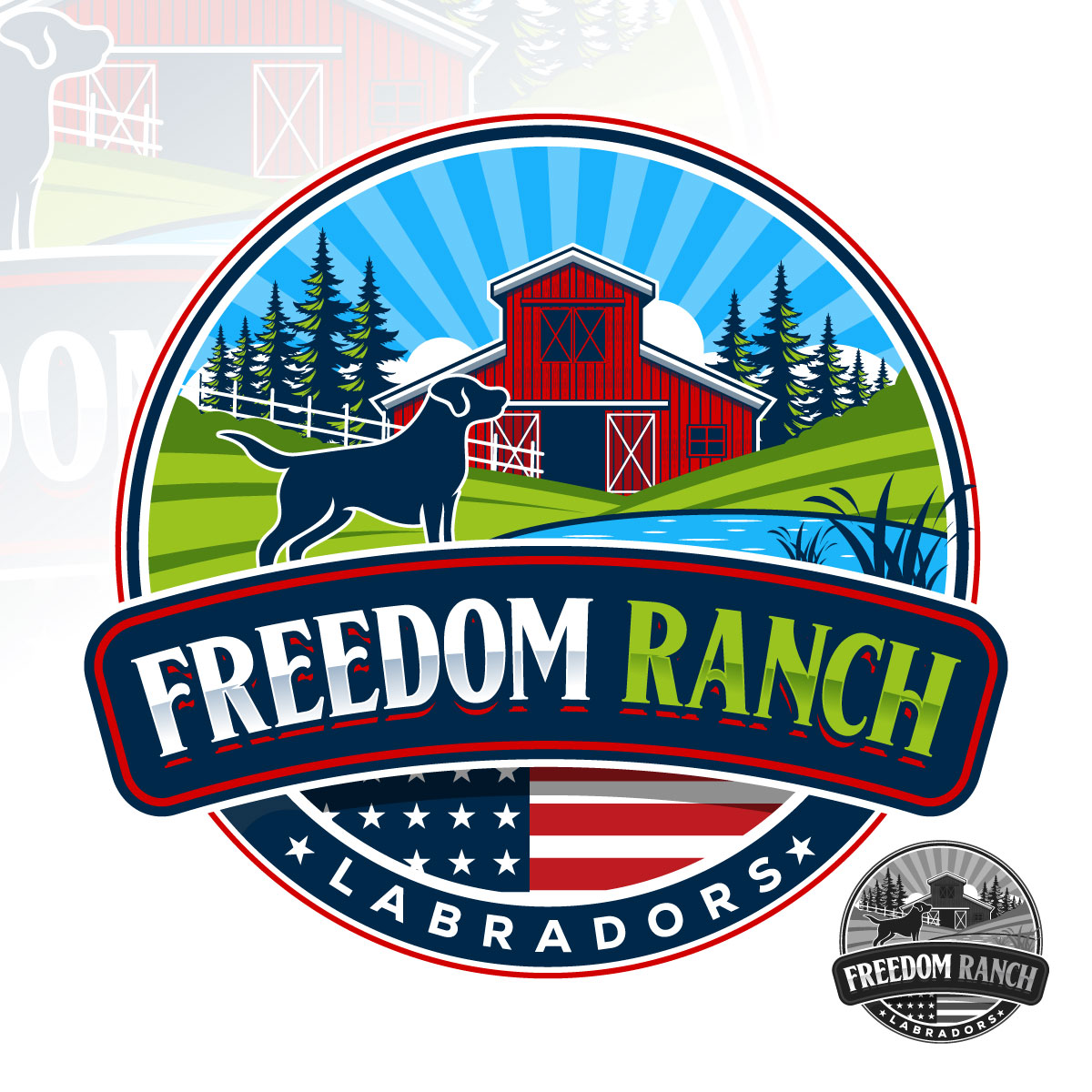 Logo Design by Suvendu.S for AmericanK9, LLC | Design #35037417