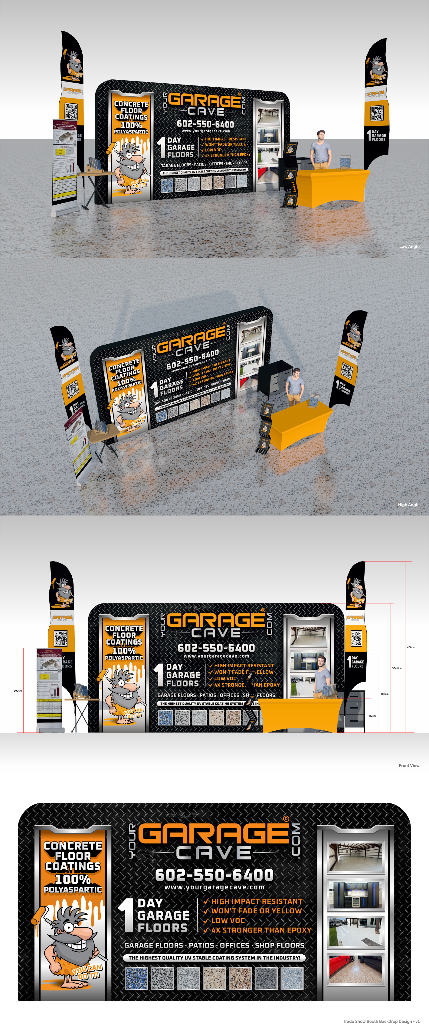Graphic Design by Ainabe for Your Garage Cave LLC | Design #35058462