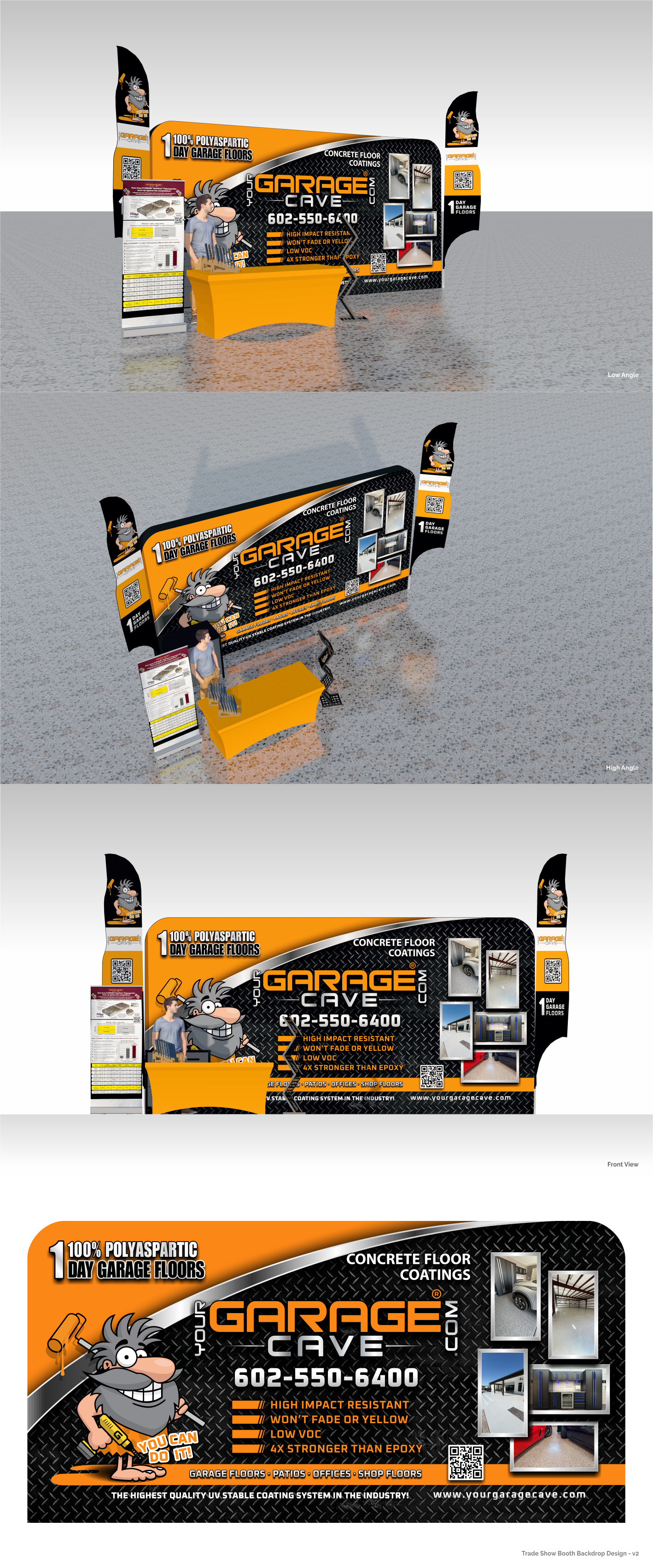 Graphic Design by Ainabe for Your Garage Cave LLC | Design #35061466