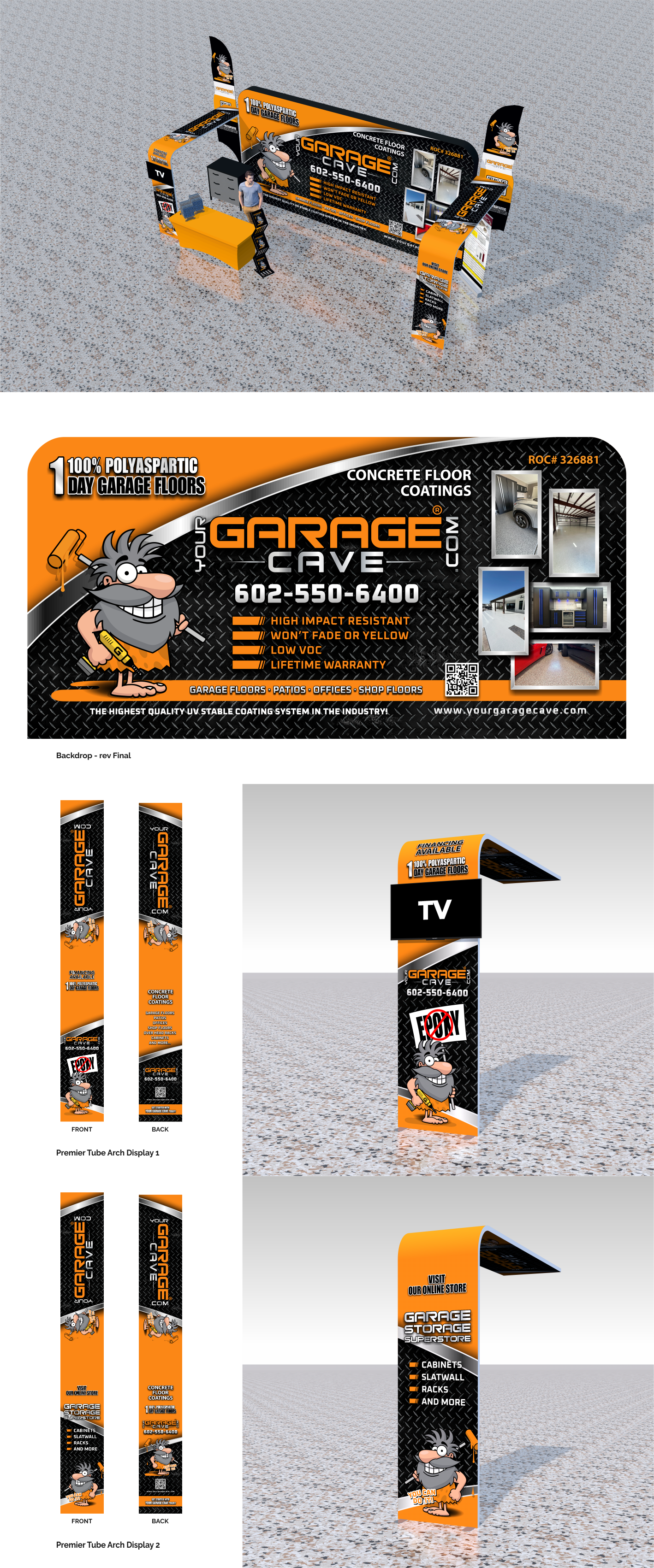 Graphic Design by Ainabe for Your Garage Cave LLC | Design #35132382