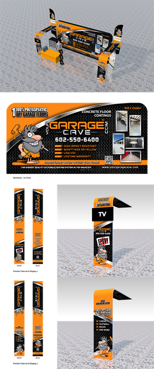 Graphic Design by Ainabe for Your Garage Cave LLC | Design: #35132382