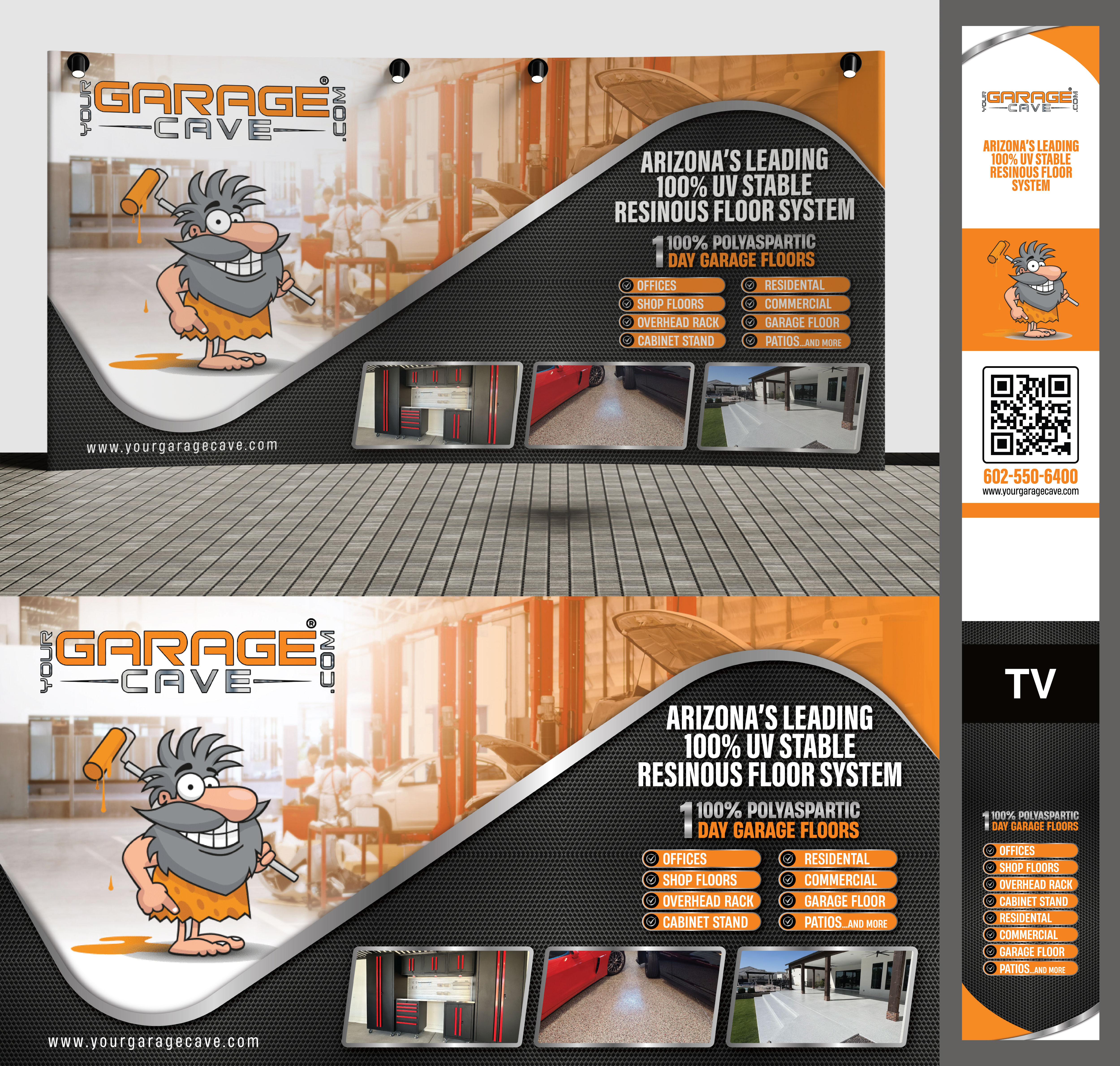 Graphic Design by Impressive Solutions for Your Garage Cave LLC | Design #35024530