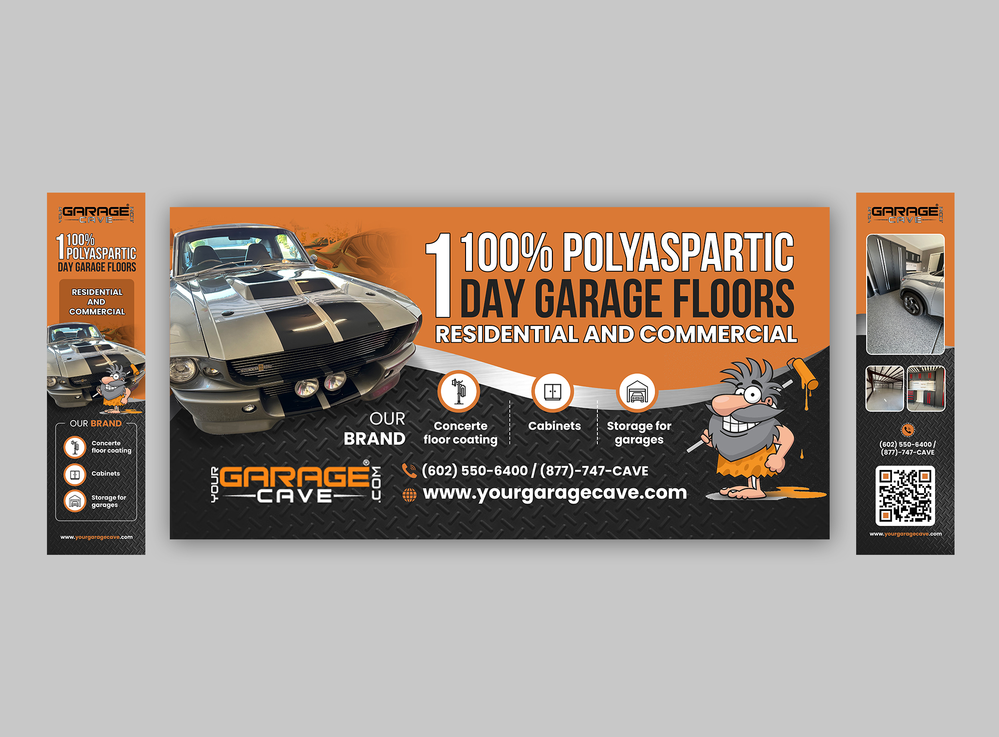Graphic Design by debdesign for Your Garage Cave LLC | Design #35015435
