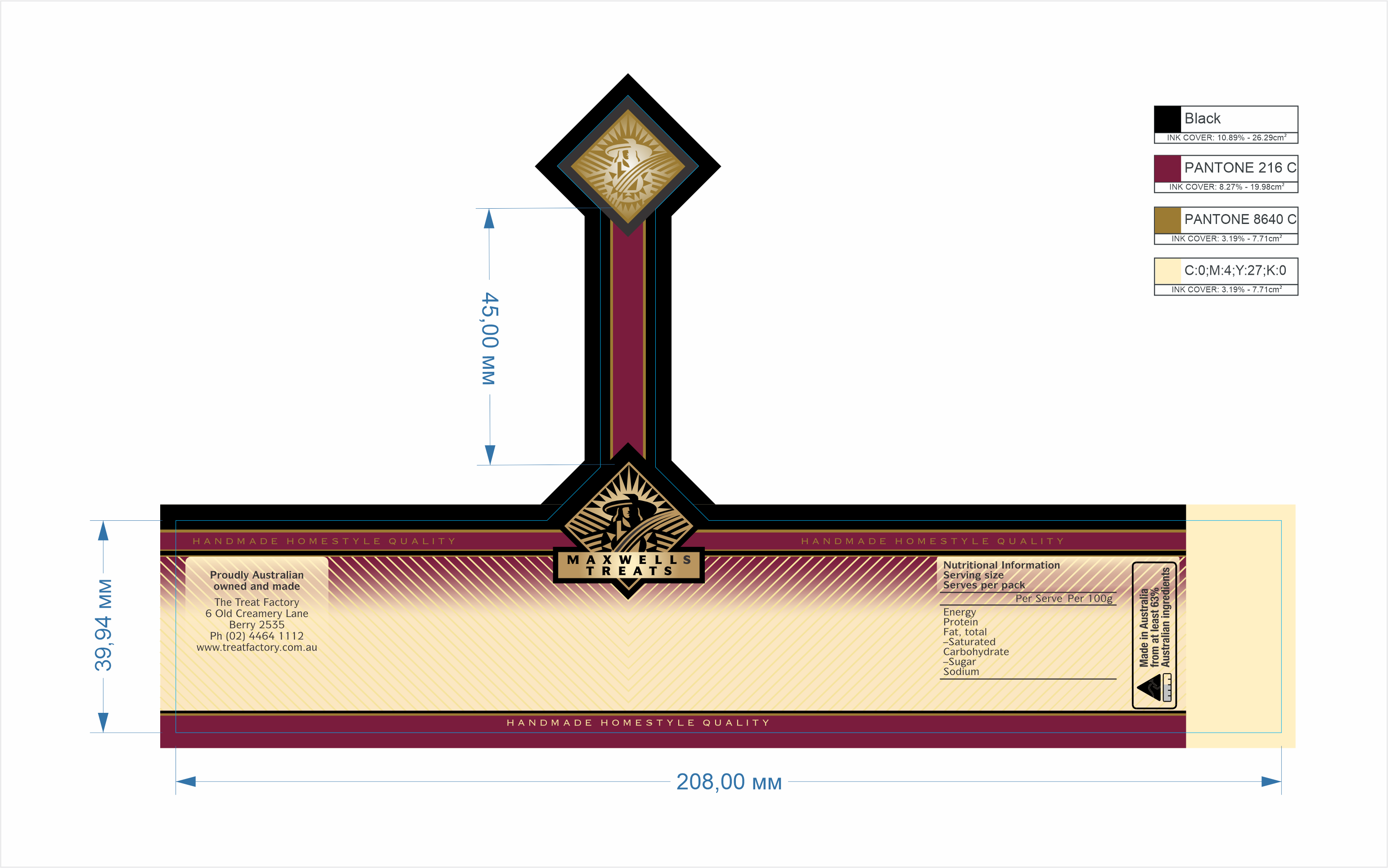 Diseño de Etiqueta por Polina_pro para este proyecto | Diseño #35012656