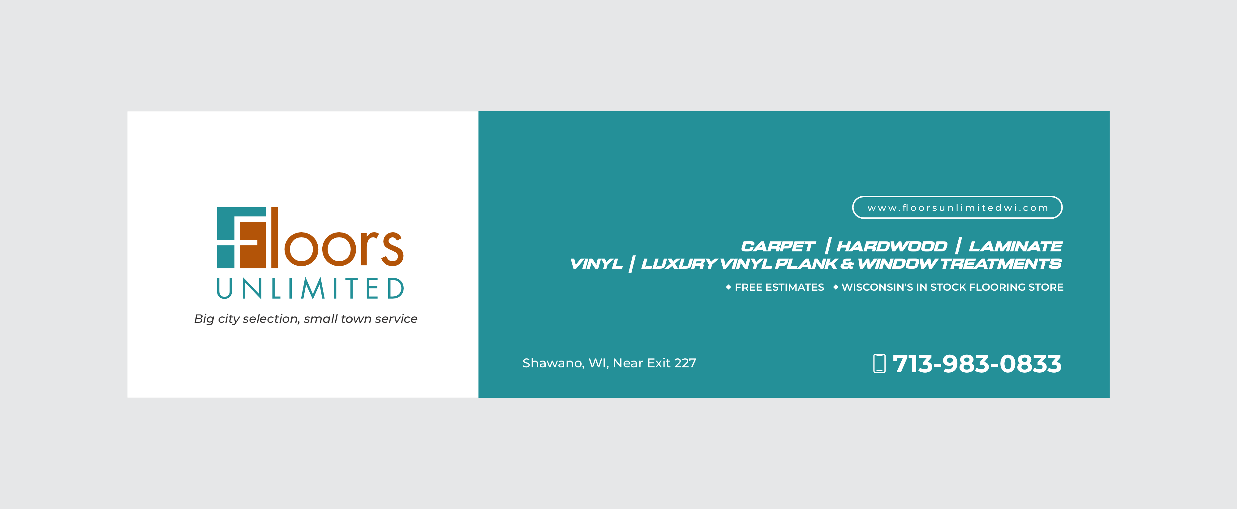 Werbetafel-Design von dadaMEDIA für Floors Unlimited | Design #35026966