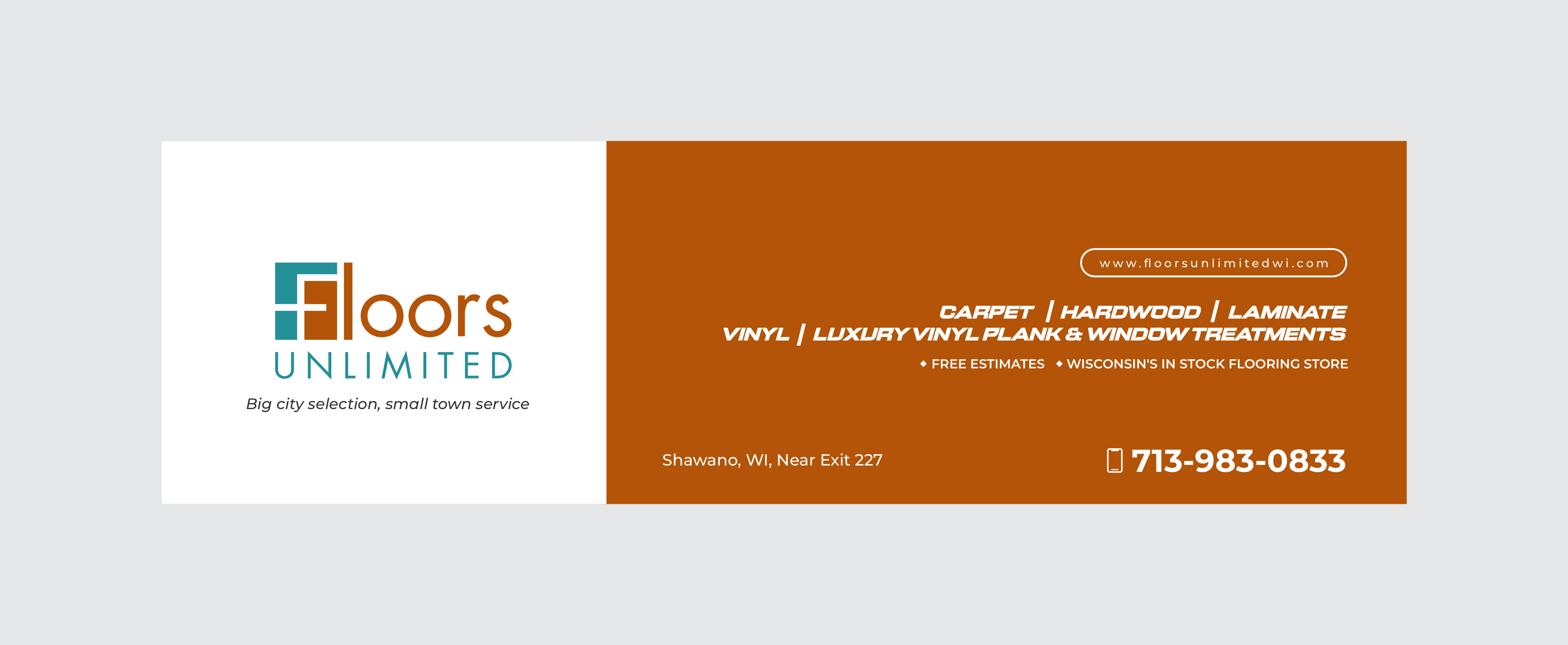 Werbetafel-Design von dadaMEDIA für Floors Unlimited | Design #35026967