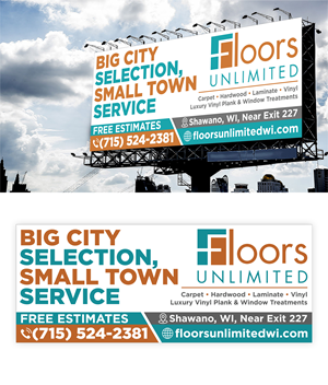 Design de Panneau par VCreativeidea pour Floors Unlimited | Design : #35021549