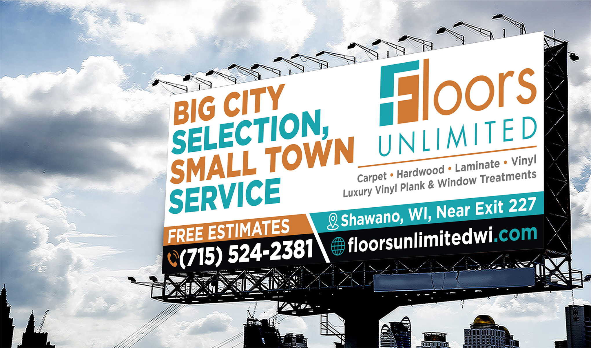 Design de Panneau par VCreativeidea pour Floors Unlimited | Design #35026921