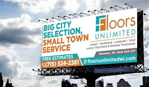 Design de Panneau par VCreativeidea pour Floors Unlimited | Design : #35026924