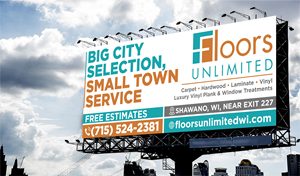 Design de Panneau par VCreativeidea pour Floors Unlimited | Design : #35026930