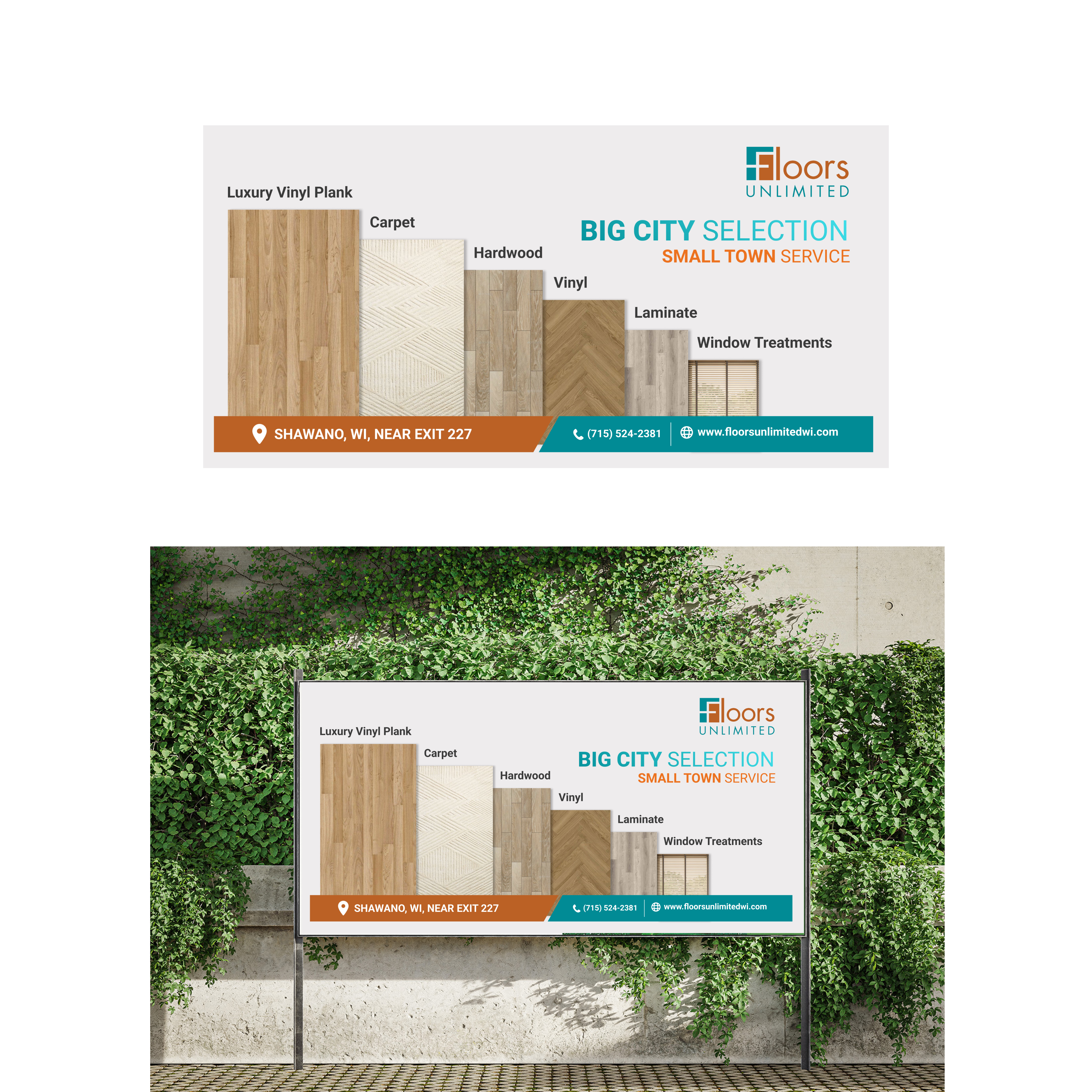 Billboard Design by Designer_Shahriar for Floors Unlimited | Design #35023471