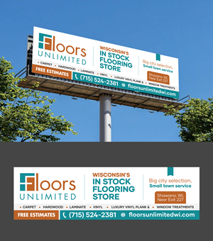Billboard Design by ARTOGRAPHY for Floors Unlimited | Design #35022726