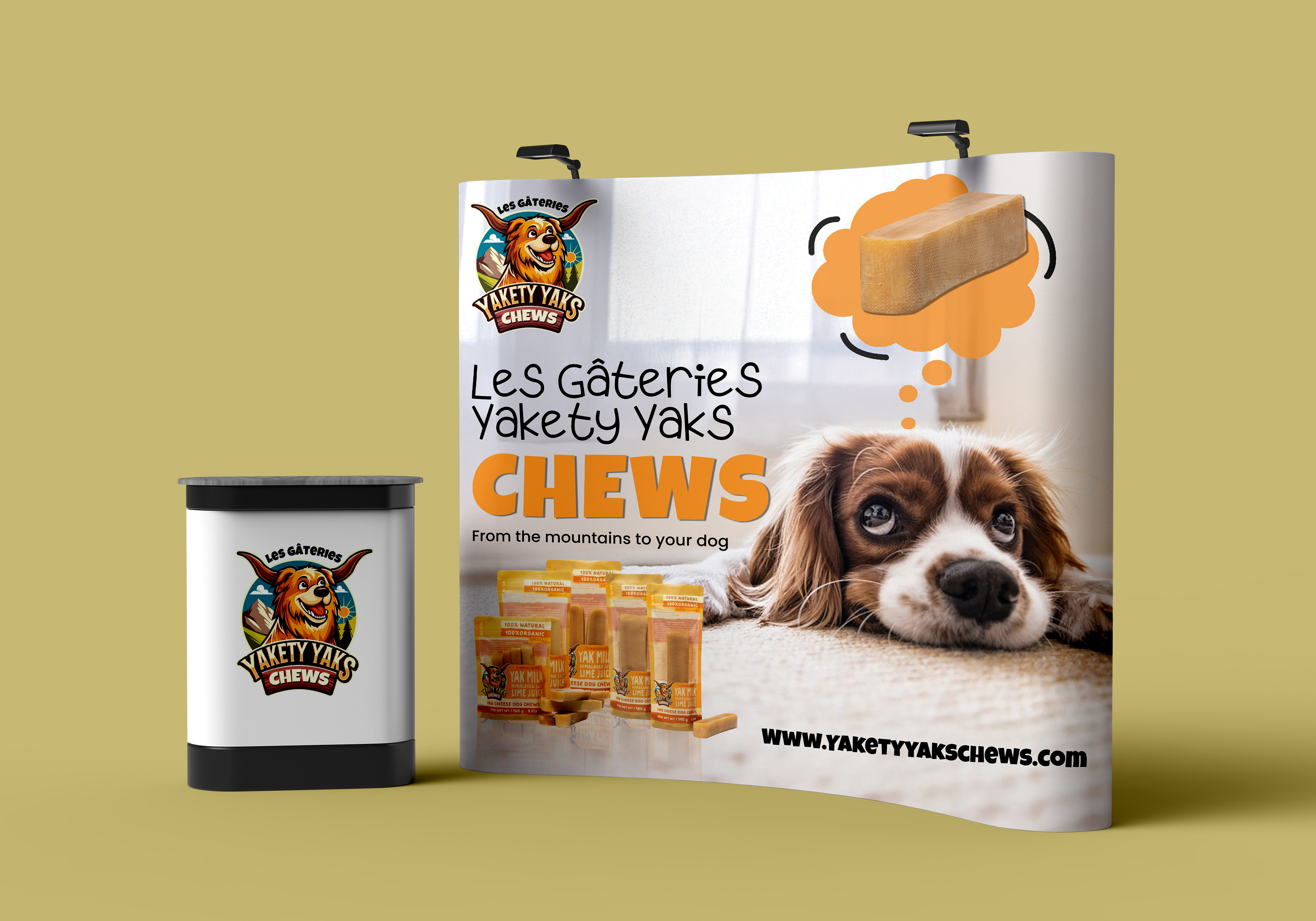 Trade Show Booth Design by Sun Creative for 9521-8087 Québec inc. | Design #35037677