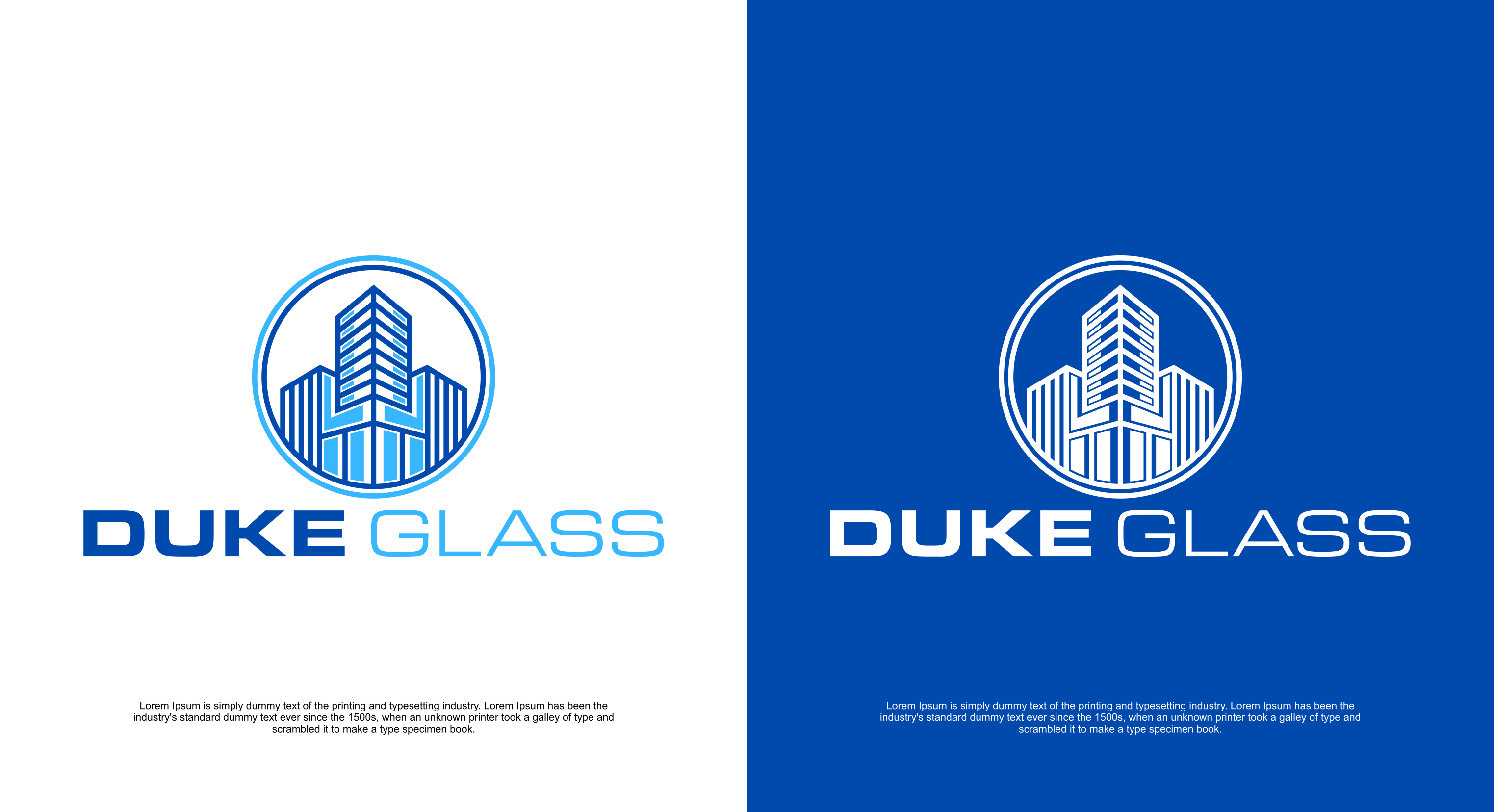 Logo Design by element2 for Duke Glass | Design #35011136