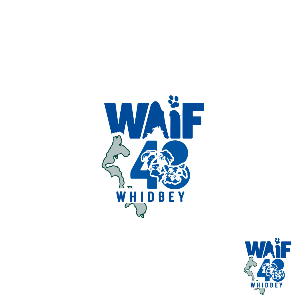 Logo Design by VectorForge for Whidbey Animals' Improvement Foundation (WAIF) | Design #35011403