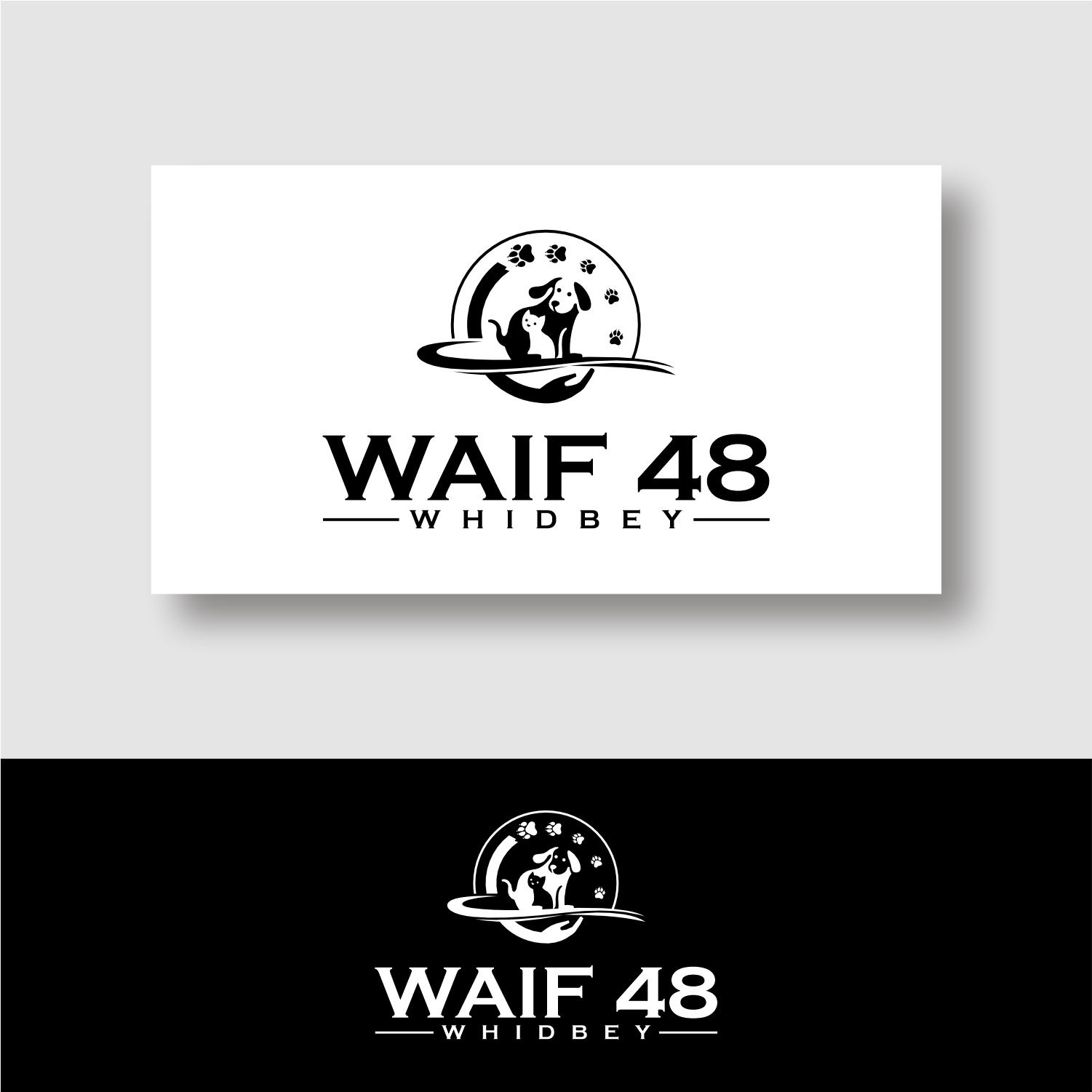 Logo-Design von ganesaputu für Whidbey Animals' Improvement Foundation (WAIF) | Design #35012183