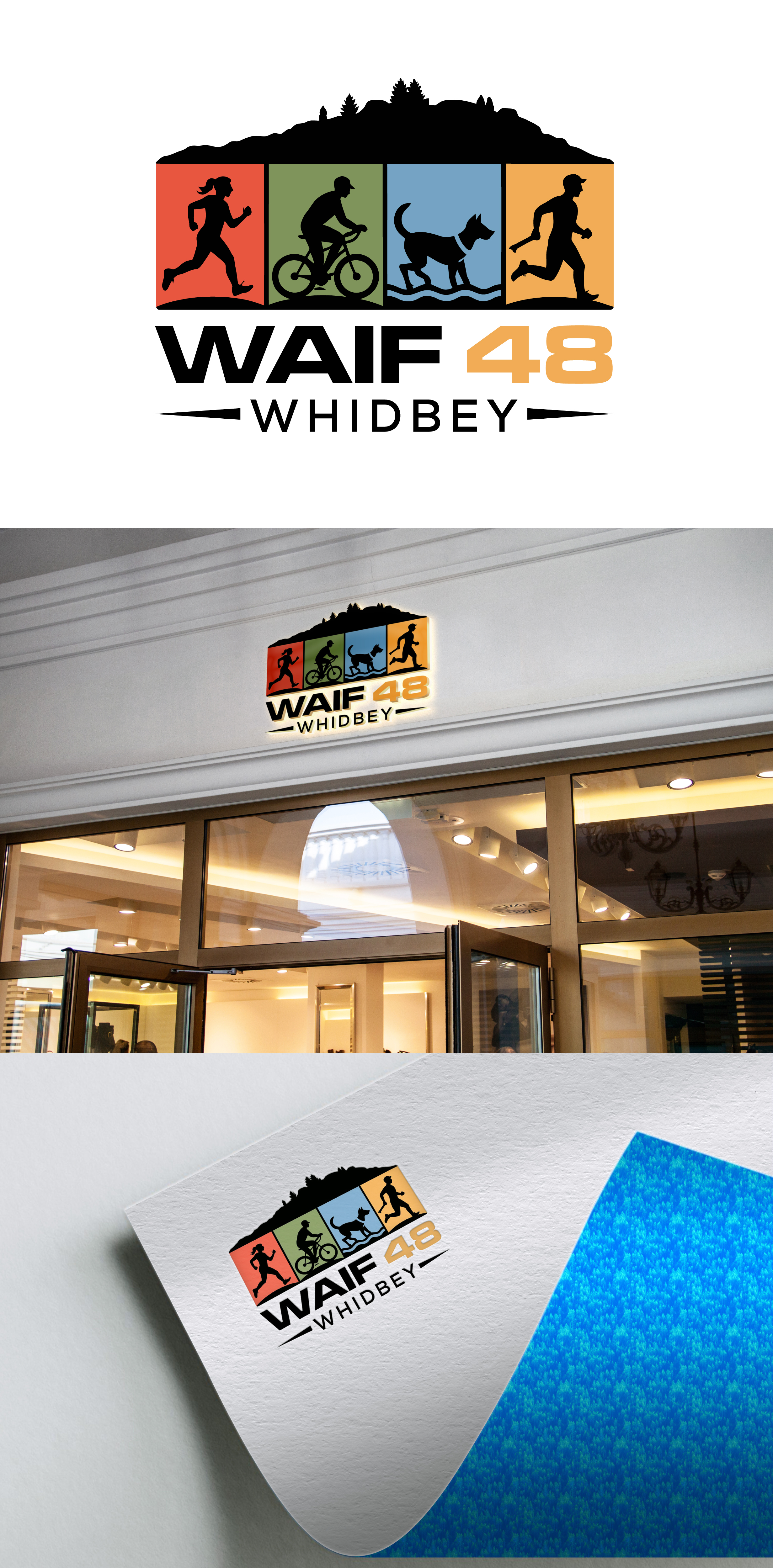 Diseño de Logo por Mir Graphics para Whidbey Animals' Improvement Foundation (WAIF) | Diseño #35011220