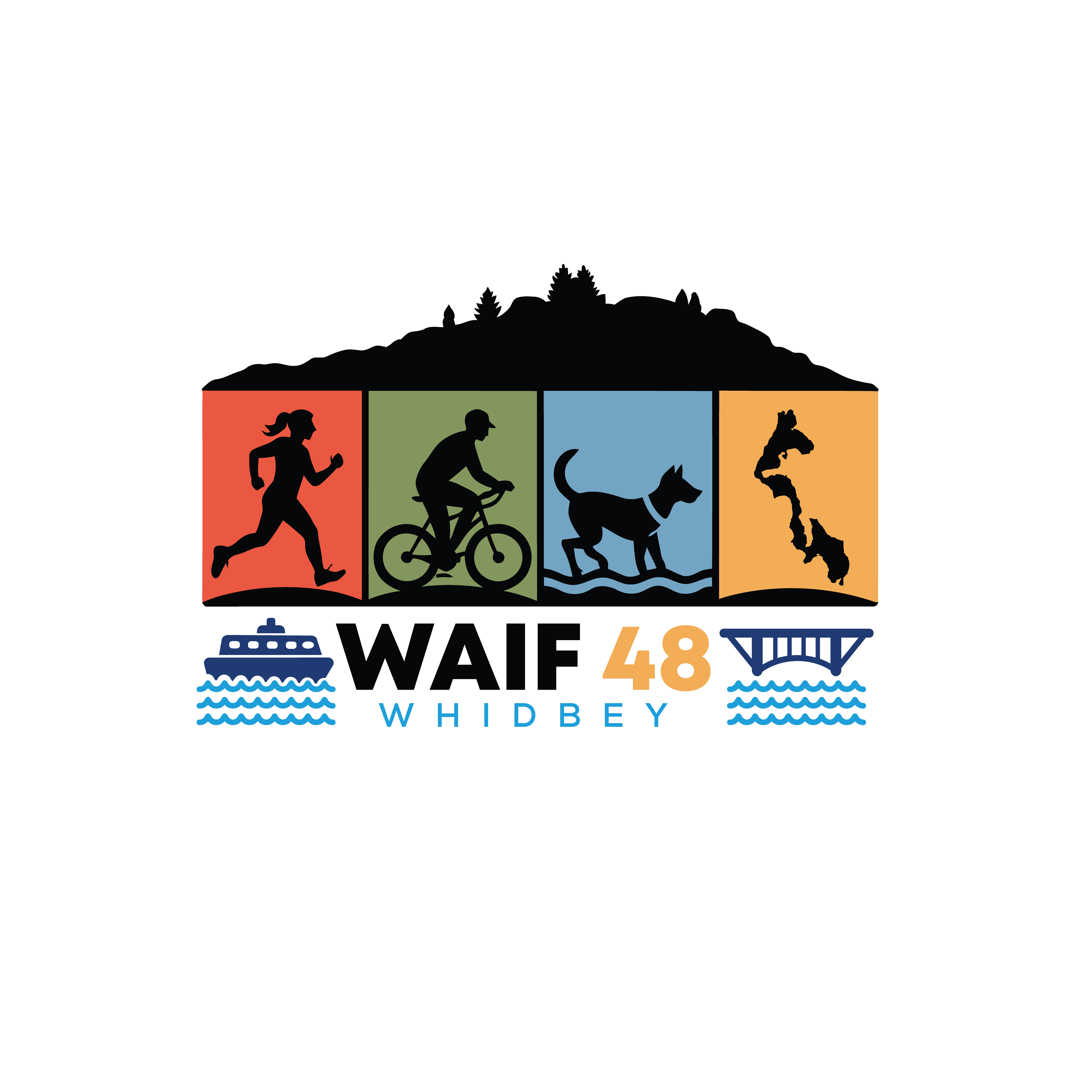 Logo Design by Mir Graphics for Whidbey Animals' Improvement Foundation (WAIF) | Design #35017789