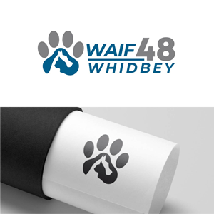 Logo Design by fly  design for Whidbey Animals' Improvement Foundation (WAIF) | Design: #35014215