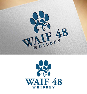 Logo Design by fly  design for Whidbey Animals' Improvement Foundation (WAIF) | Design: #35014919