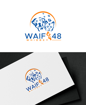 Logo Design by fly  design for Whidbey Animals' Improvement Foundation (WAIF) | Design: #35015150