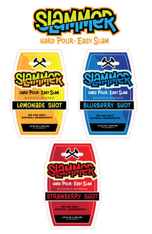 Unique malt liquor beverage needs a logo design and bottle (6.9oz clear glass flask) label designed.