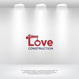 Diseño de Logo por LogoEon para Love Construction | Diseño: #35019662