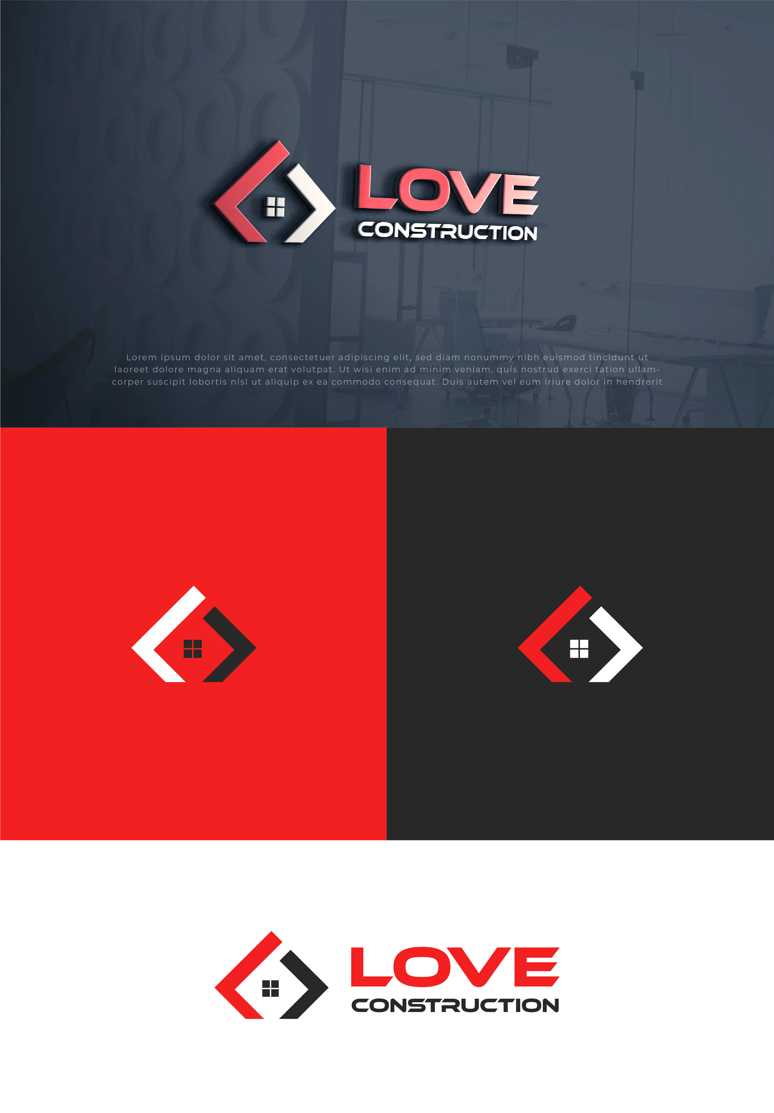 Logo Design by 99 Art.. for Love Construction | Design #35026839