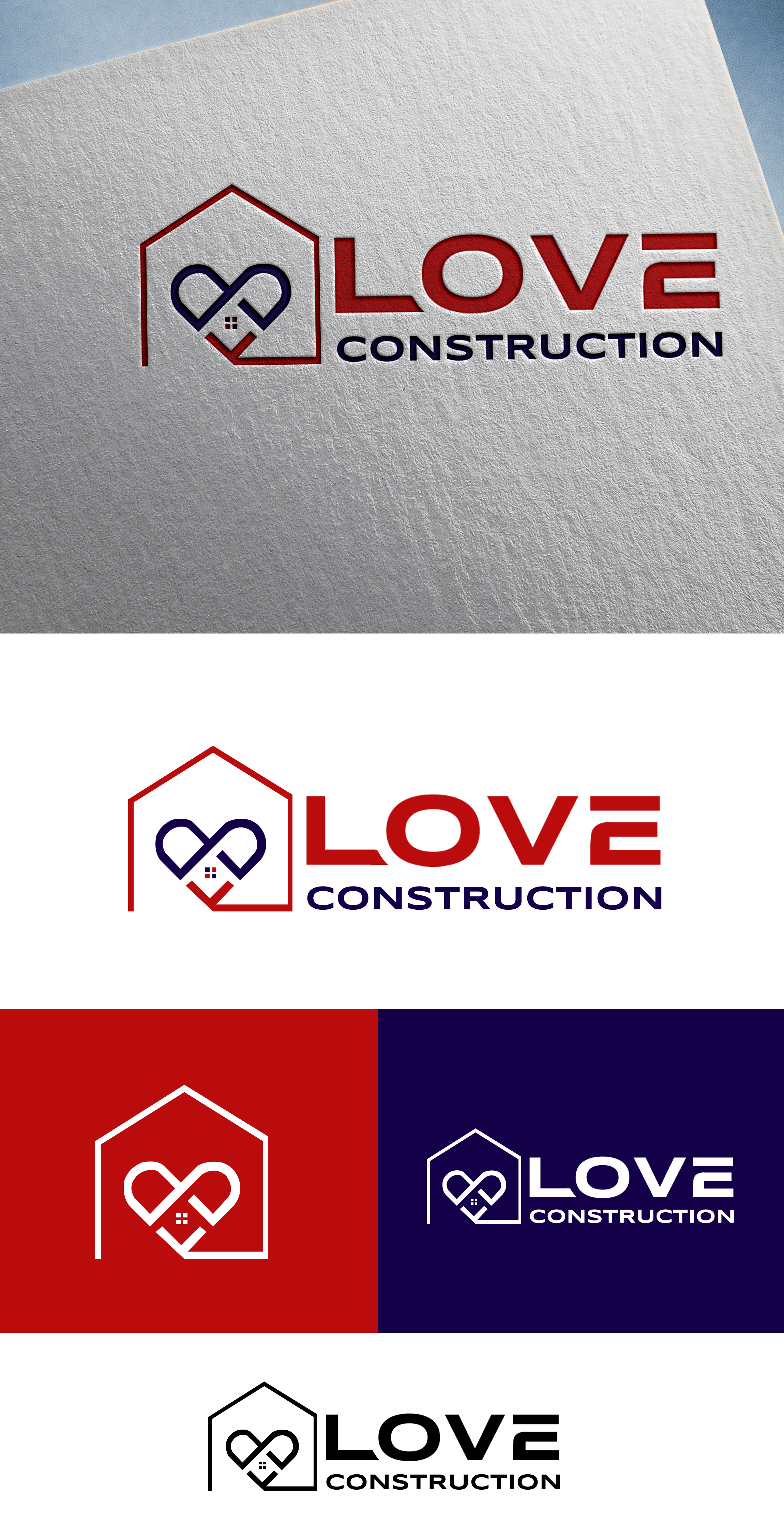 Logo Design by mahfuz1450r for Love Construction | Design #35035545