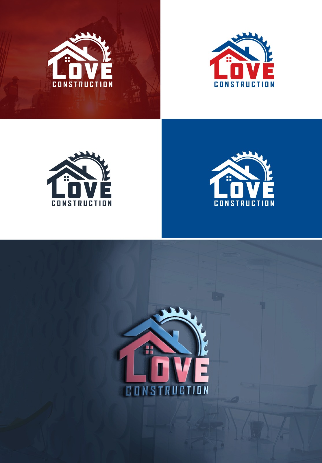 Logo Design by AL-BARAKAH for Love Construction | Design #35013717