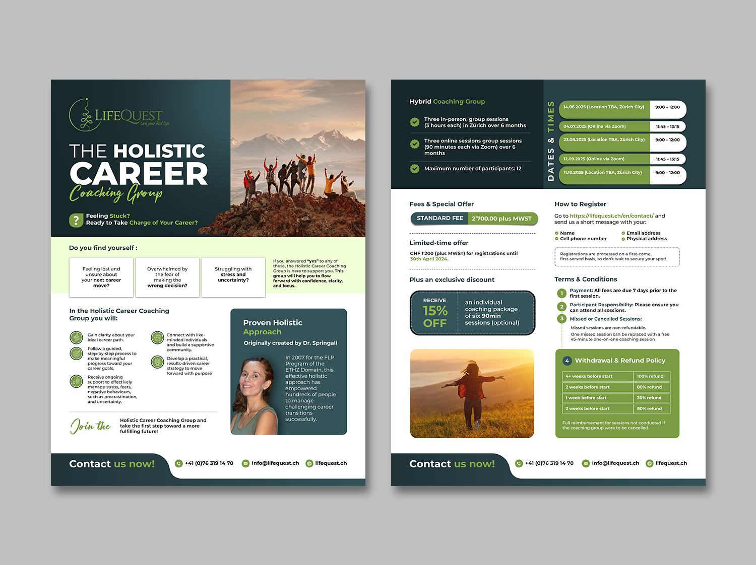 Flyer Design by debdesign for LifeQuest | Design #35019383