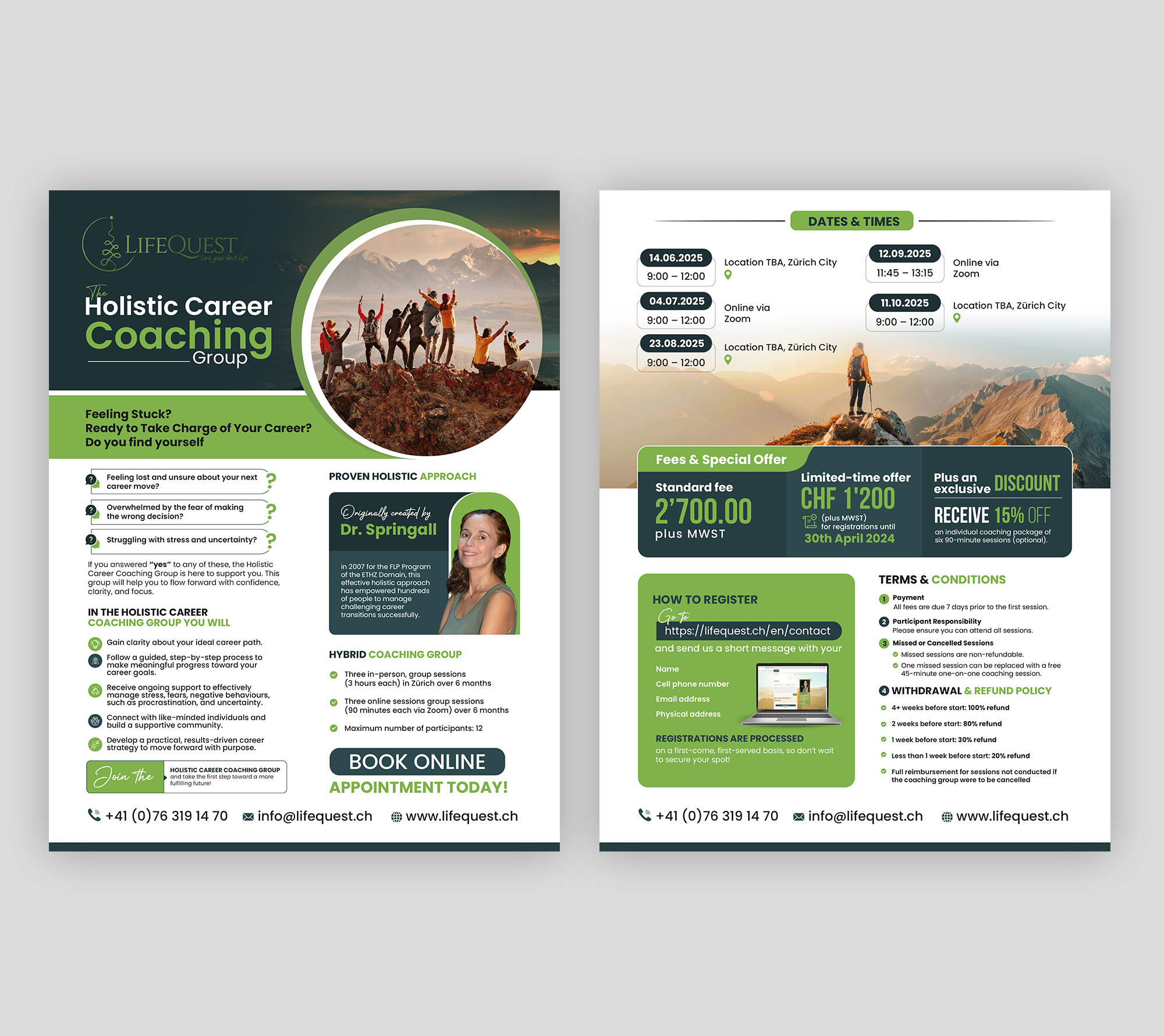 Flyer Design by debdesign for LifeQuest | Design #35020116