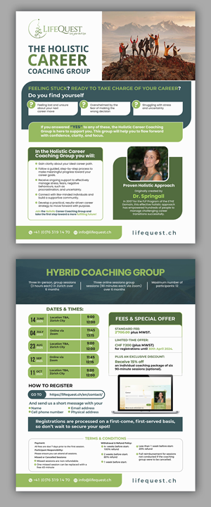 Flyer Design by debdesign for LifeQuest | Design: #35020382
