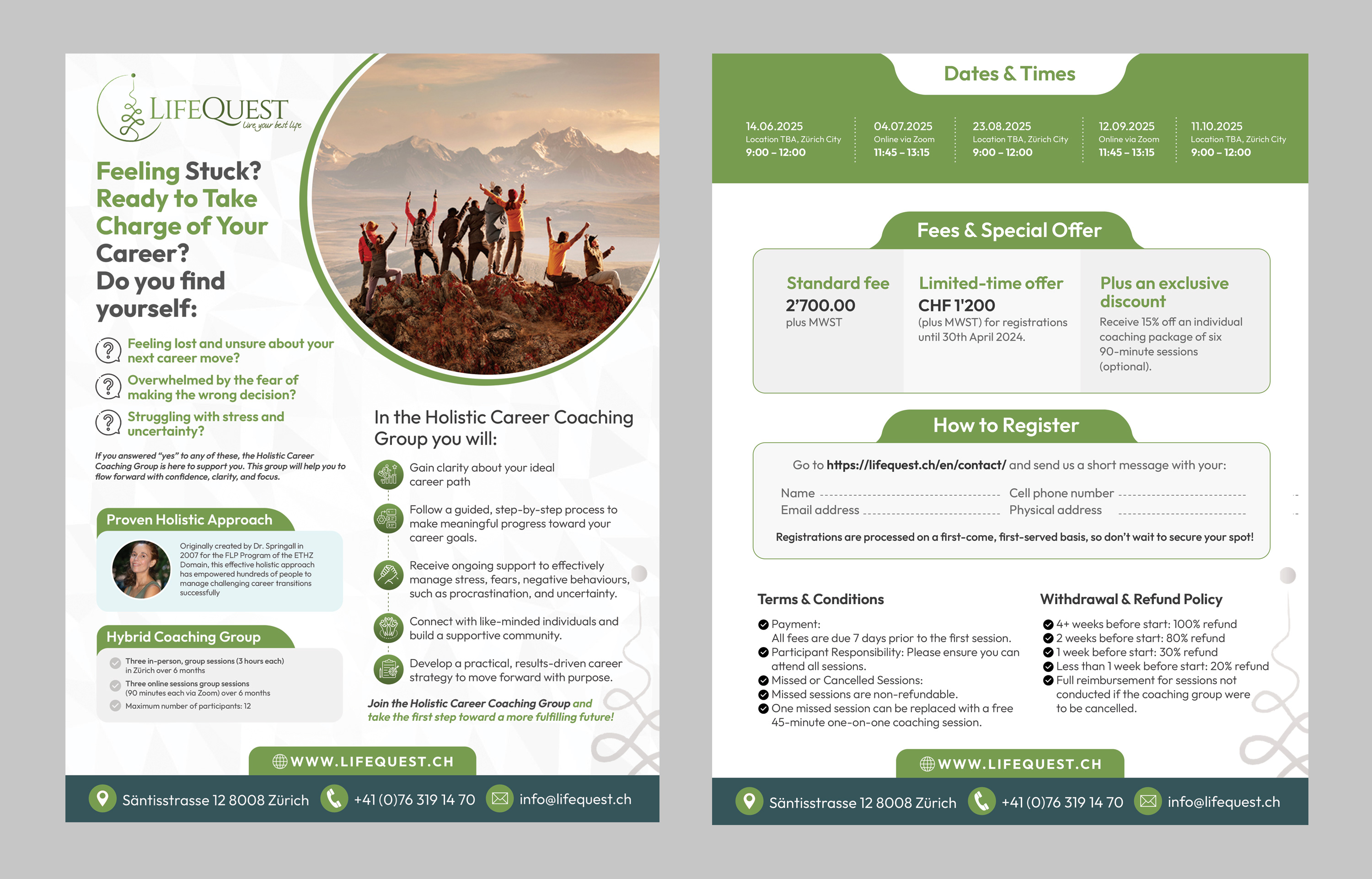 Flyer Design by Stan$oul for LifeQuest | Design: #35016806