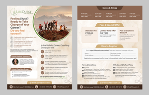 Flyer Design by Stan$oul for LifeQuest | Design: #35019595