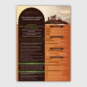 Flyer Design by Bidita Saha for LifeQuest | Design: #35021038