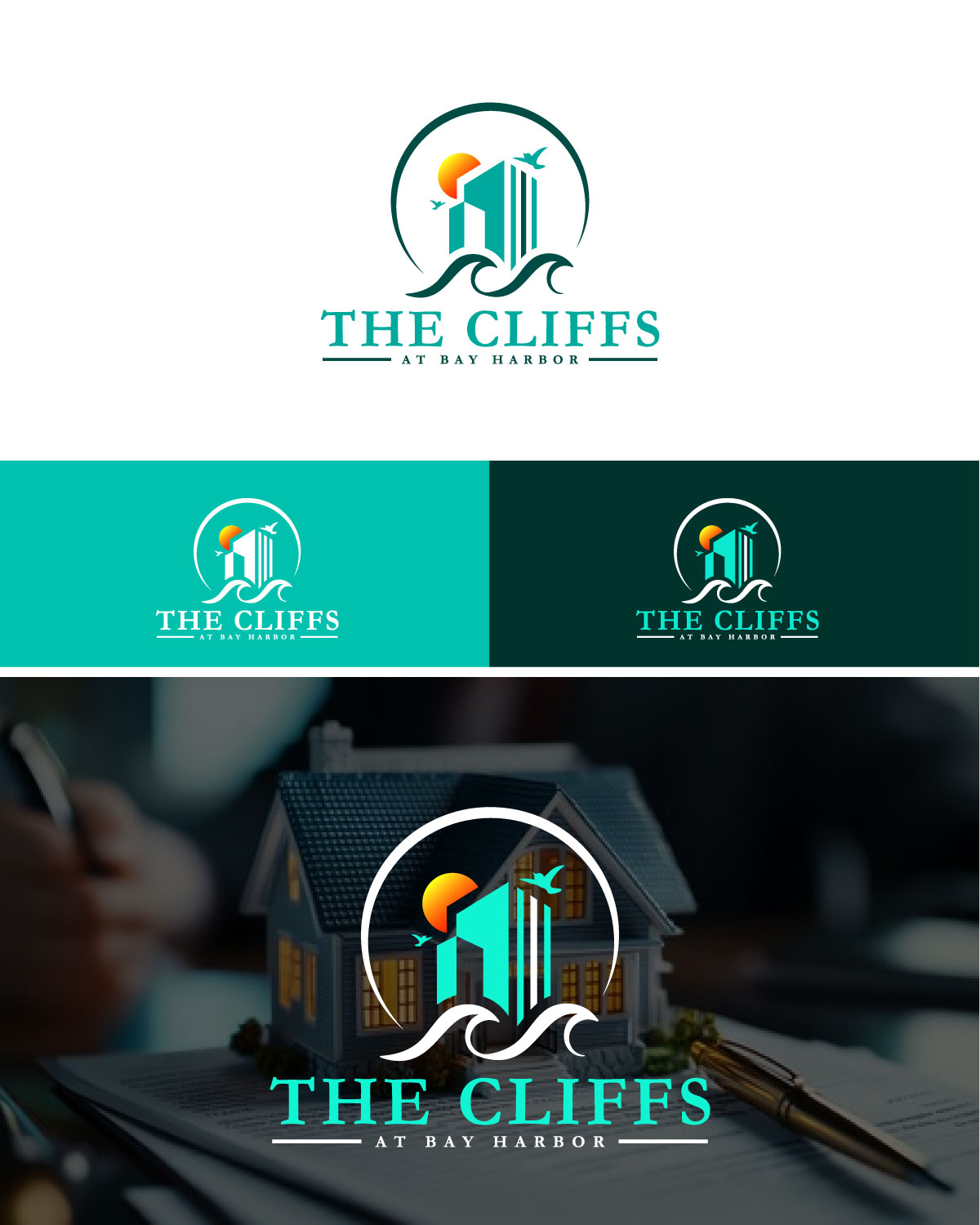 Logo Design by AyaanArt for The Cliffs at Bay Harbor | Design #35018629