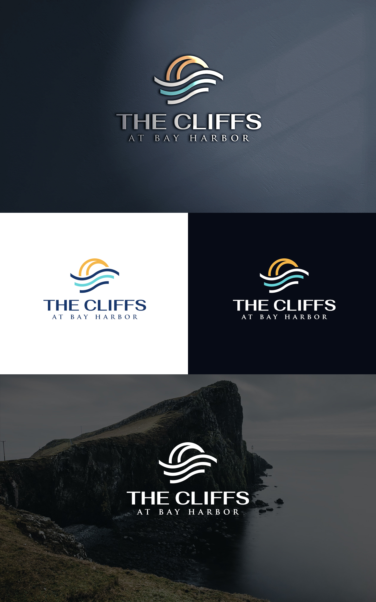 Logo Design by BehindSymbols for The Cliffs at Bay Harbor | Design #35036520